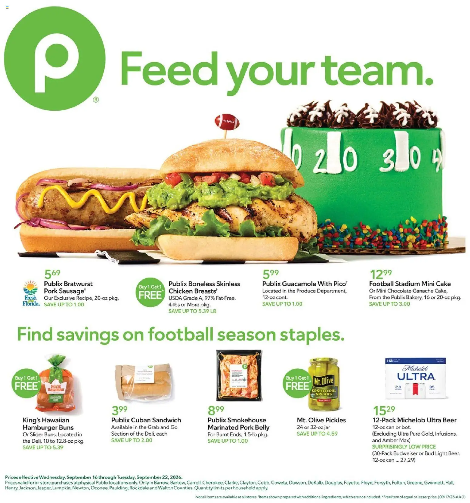 Publix Weekly Ad - valid from 09/16/2026 | Page: 1
