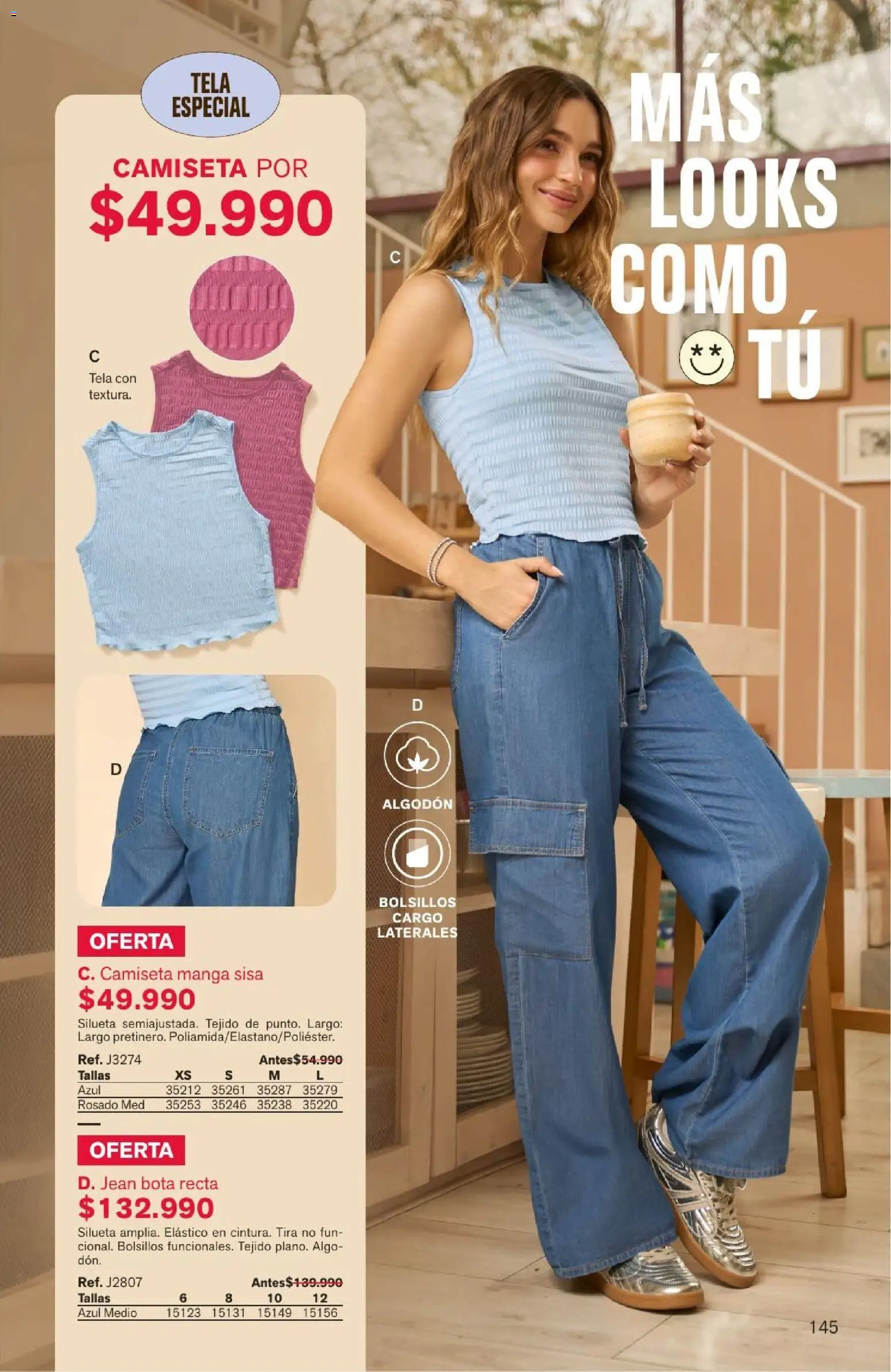 Leonisa revista - valida desde el 04/08/2026 | Página: 145 | Productos: Algodón, Jean, Camiseta, Camiseta manga sisa