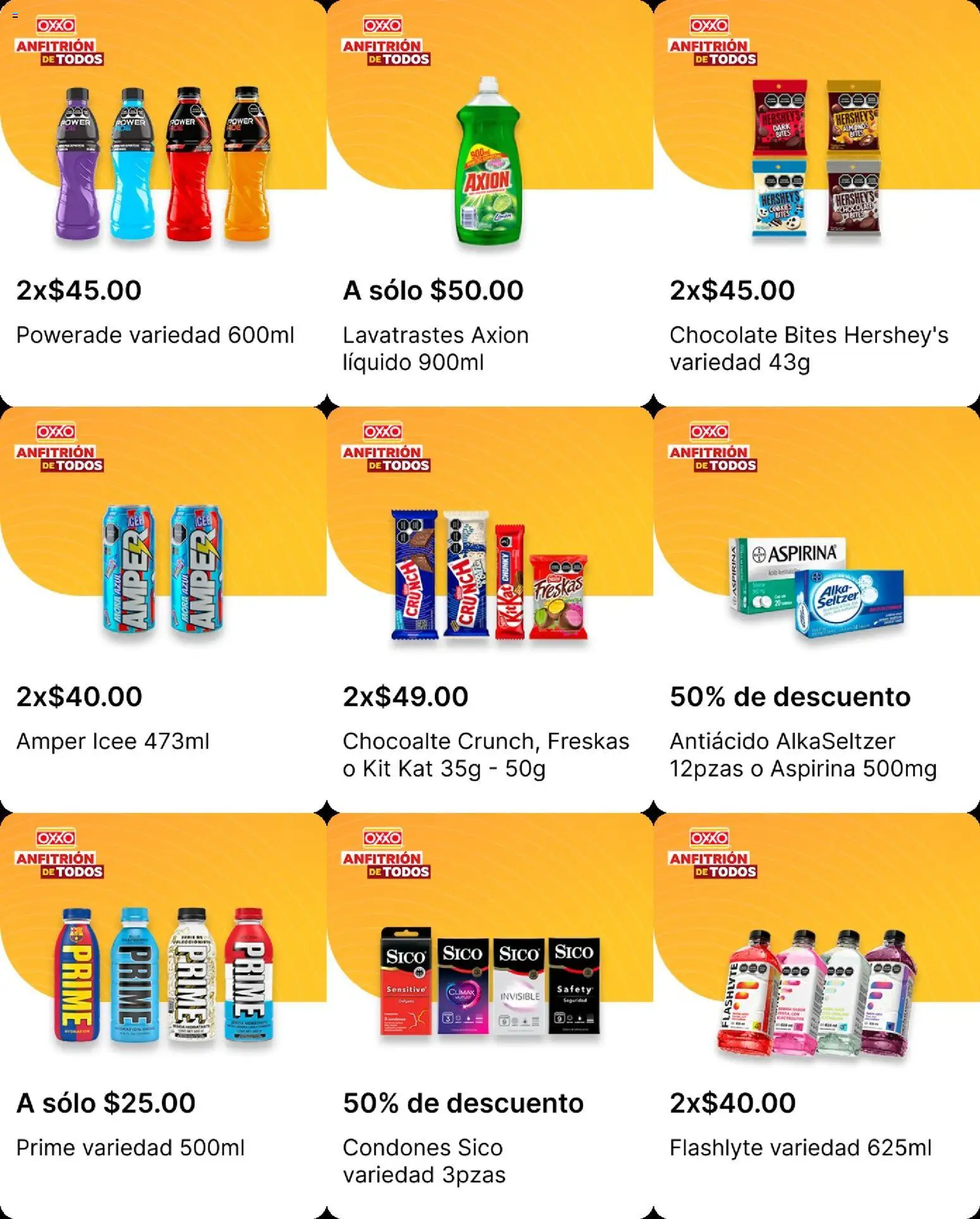 Nuevas ofertas de OXXO válidas en toda la República Mexicana desde el 25/06/2026. ¡Encuentra las mejores ofertas en OXXO folleto! | Página: 8 | Productos: Chocolate, Antiácido