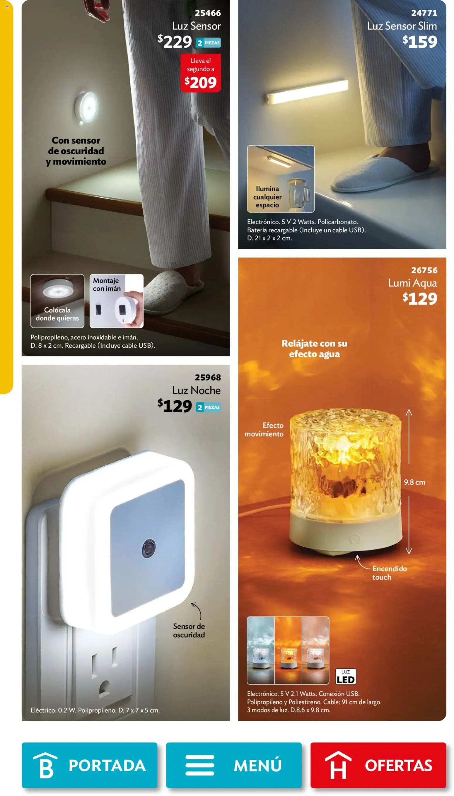 Nuevas ofertas de Betterware válidas en toda la República Mexicana desde el 03/08/2026. ¡Encuentra las mejores ofertas en Betterware campaña 8 2026! | Página: 78 | Productos: Imán, Agua, Cable, Batería