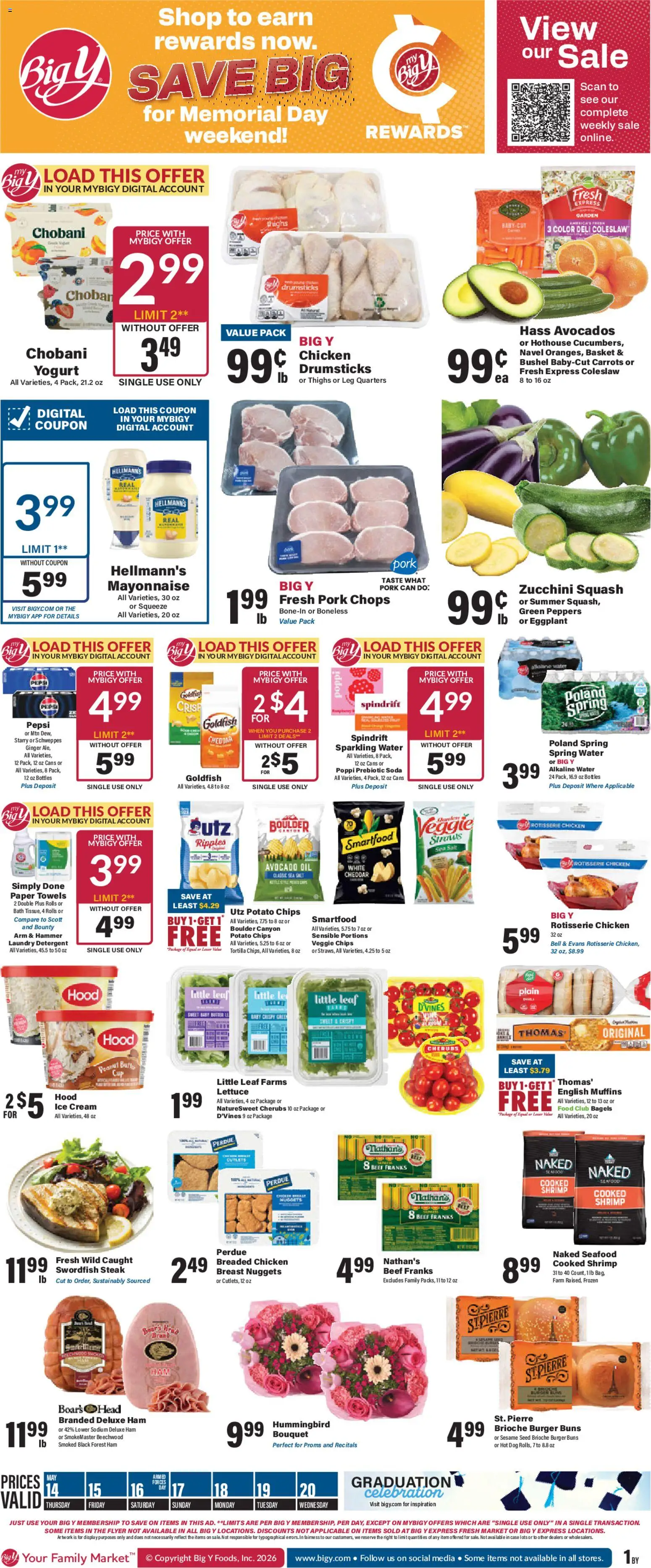 Big Y Weekly Ad - valid from 14.05.2026 | Page: 1