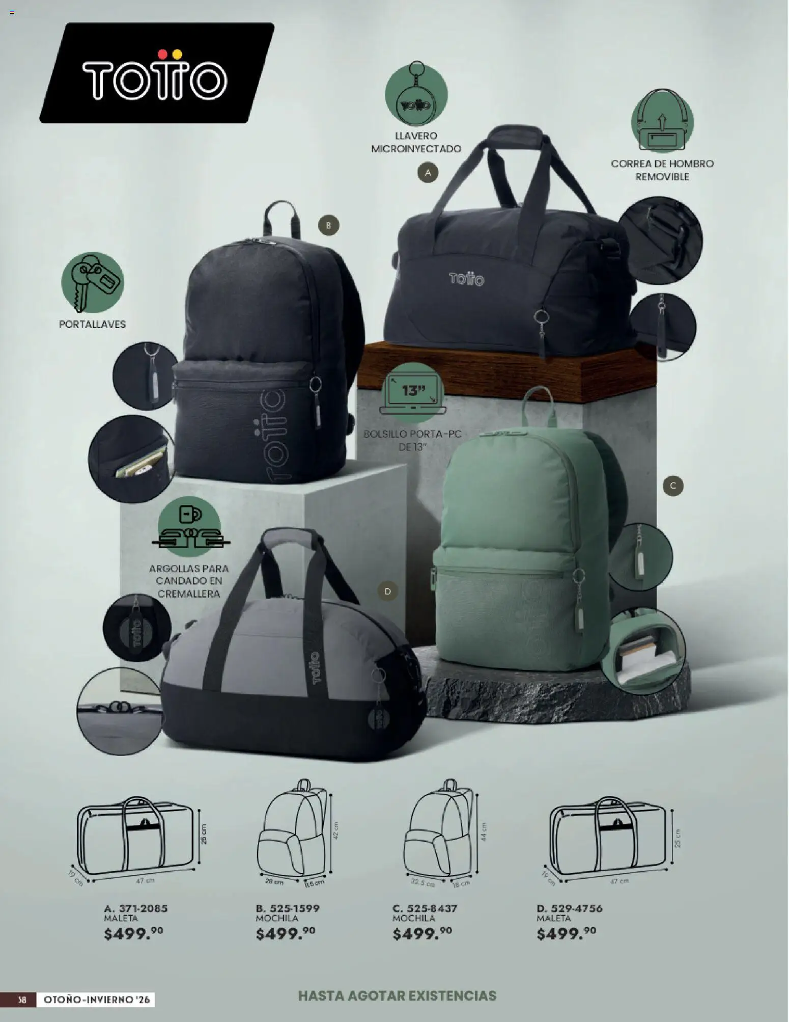 Nuevas ofertas de Andrea válidas en toda la República Mexicana desde el 23/08/2026. ¡Encuentra las mejores ofertas en Andrea catálogo Accesorios para todos! | Página: 38