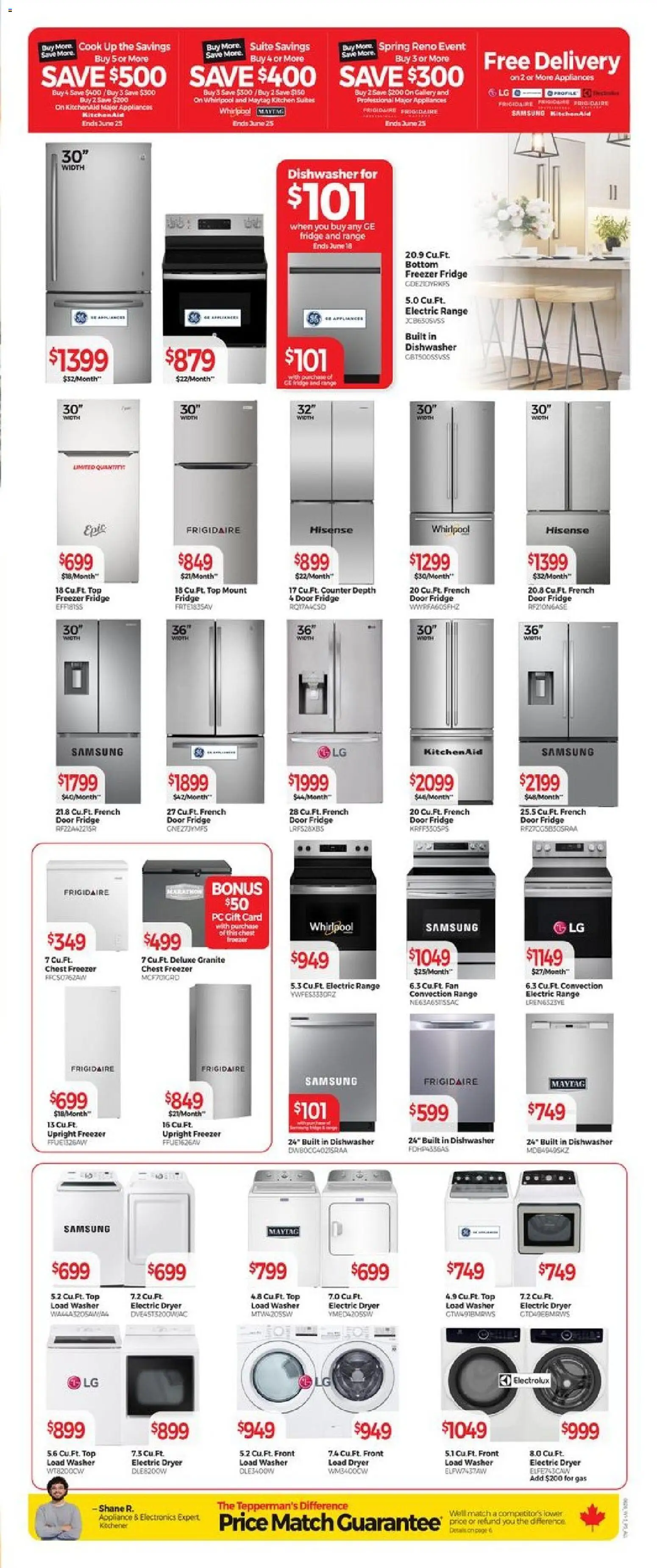 Tepperman's flyer valid from 29.05.2026 | Page: 10 | Products: PC, Freezer, Dishwasher, Fan