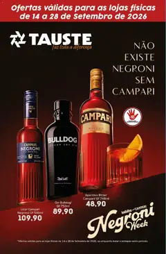 Tauste ofertas Campari - Pré-Visualização do folheto da loja Tauste, válido de 14/09/2026