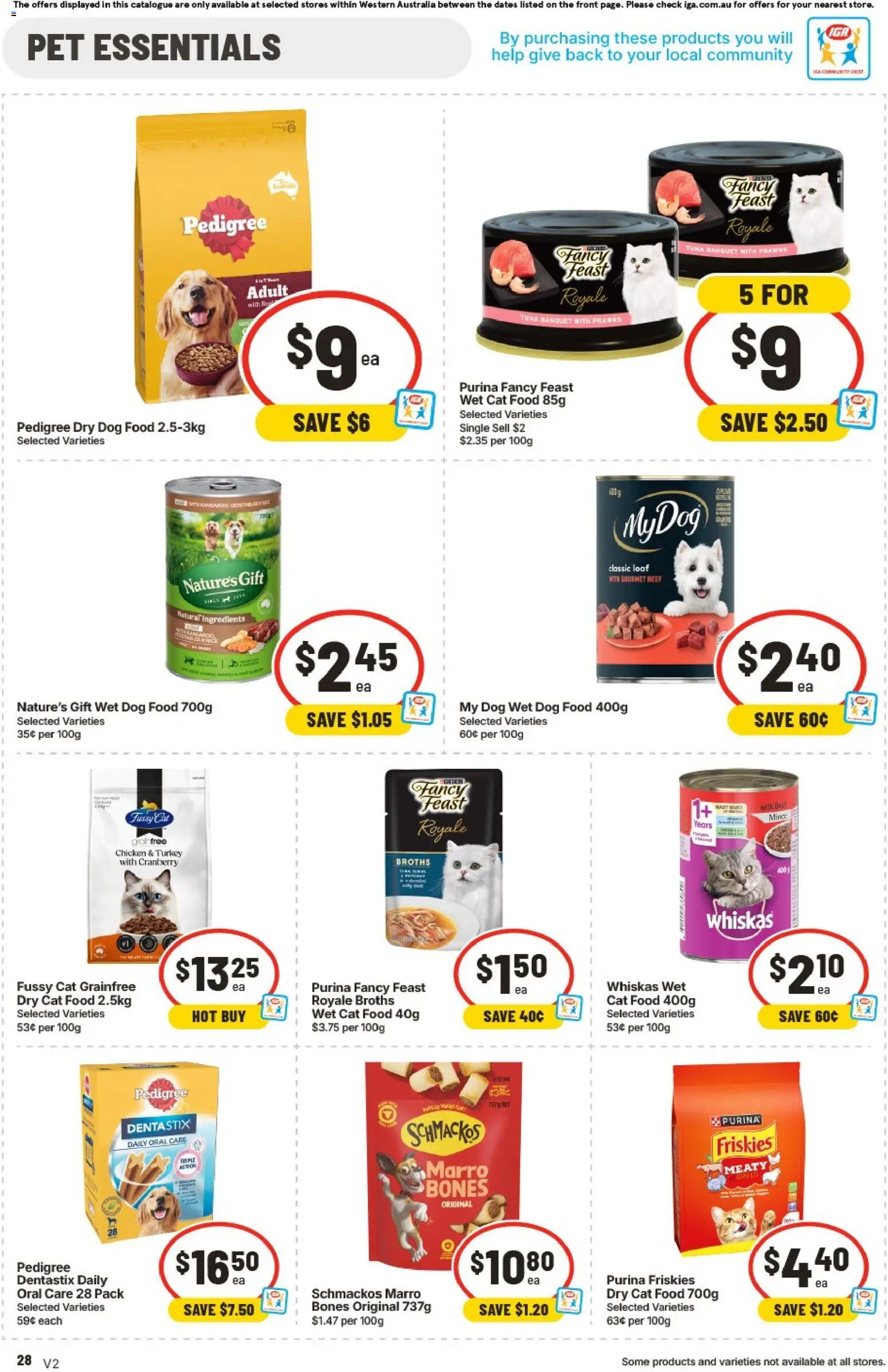 IGA catalogue - valid from 12/08/2026 | Page: 28 | Products: Food, Prawns, Tuna, Turkey