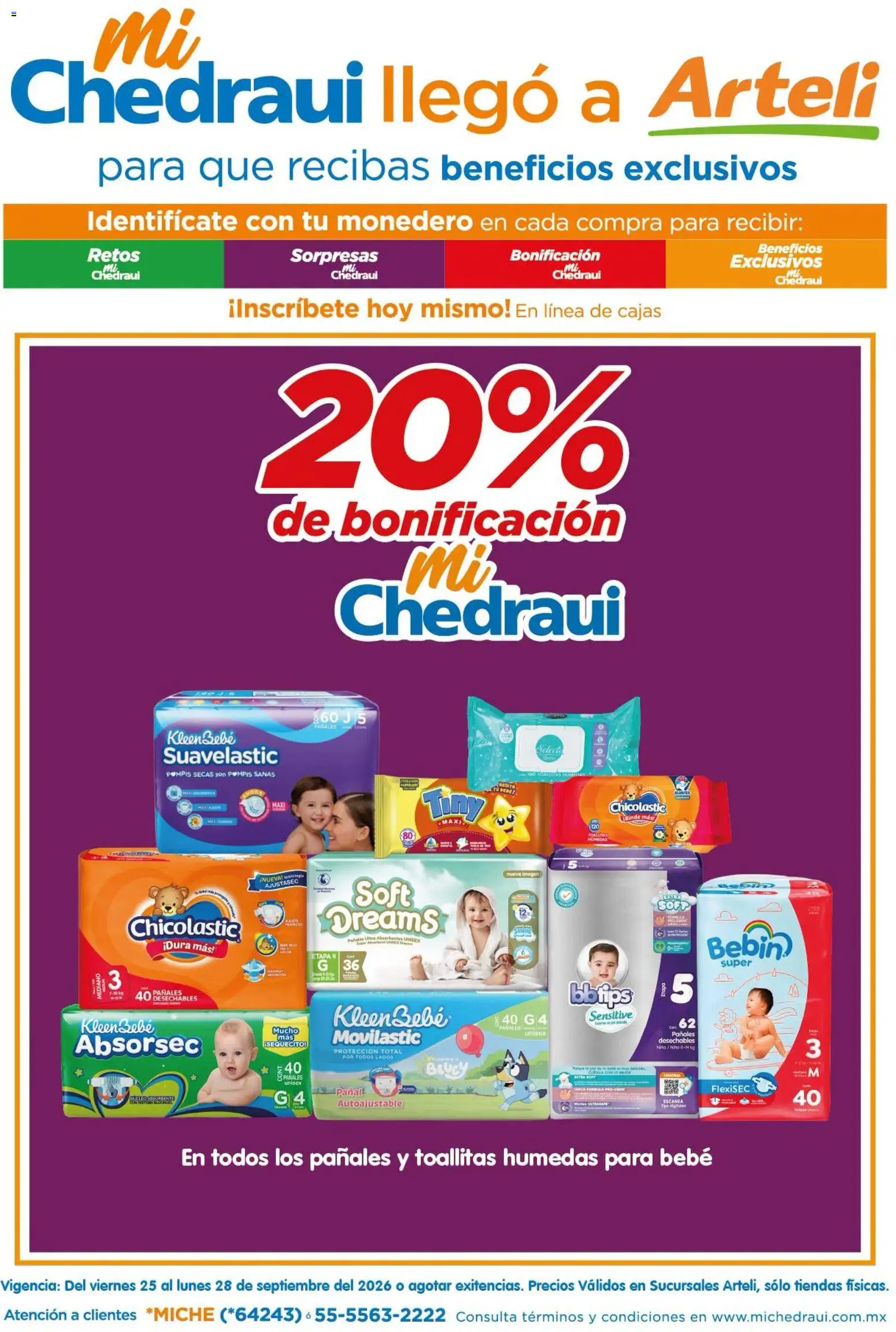 Arteli Mi Chedraui Viernes 25 de Septiembre