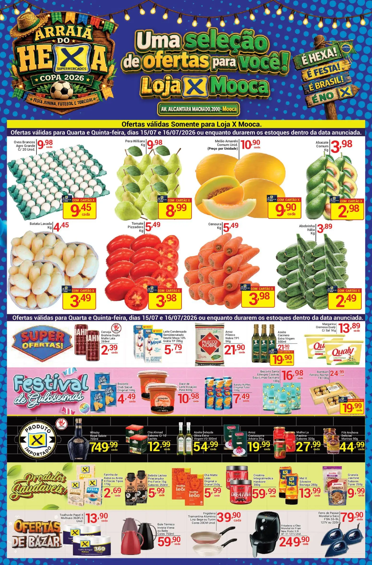 X Supermercados Folheto - válido de 15/07/2026 | Página: 1