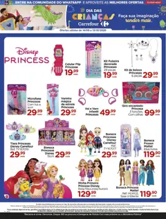 Carrefour ofertas Crianças - Pré-Visualização do folheto da loja Carrefour, válido de 14/09/2026 | Página: 3 | Produtos: Pulseira, Faca, Saia, Microfone