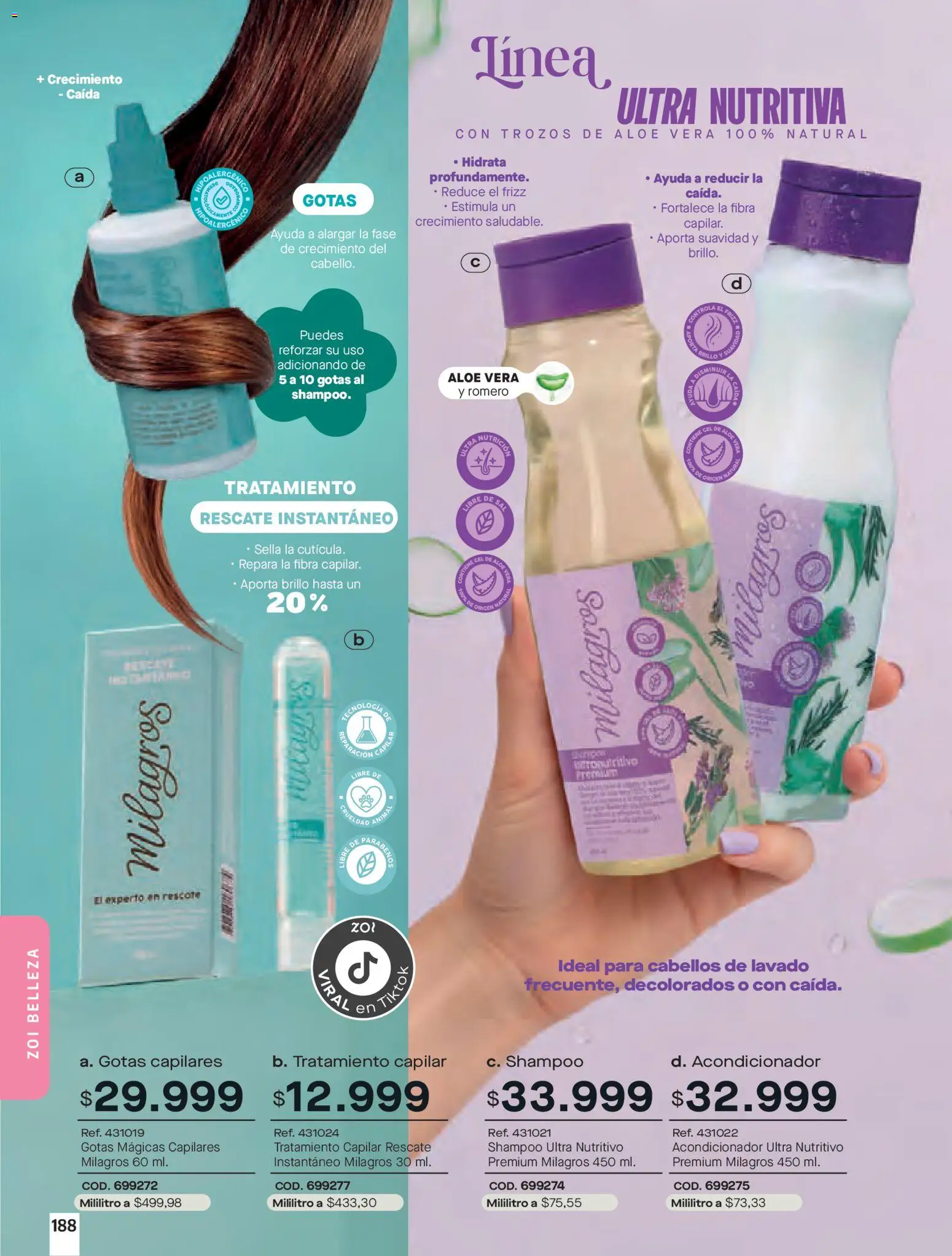 Pacifika revista - valida desde el 01.03.2026 | Página: 190 | Productos: Sal, Shampoo, Acondicionador, Loción tonificante