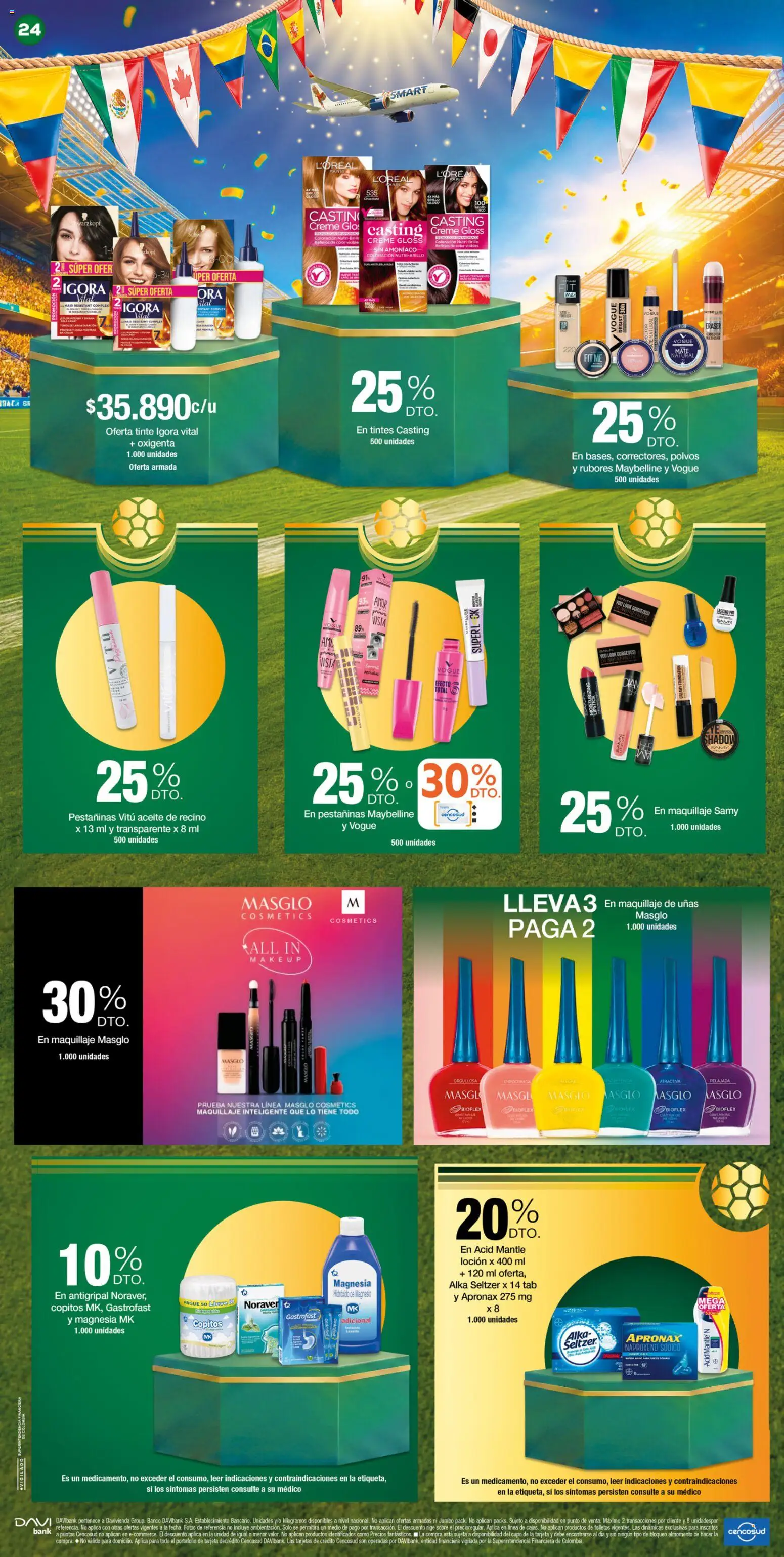 Jumbo revista - valida desde el 25/06/2026 | Página: 24 | Productos: Antigripal, Banco, Brillo, Loción