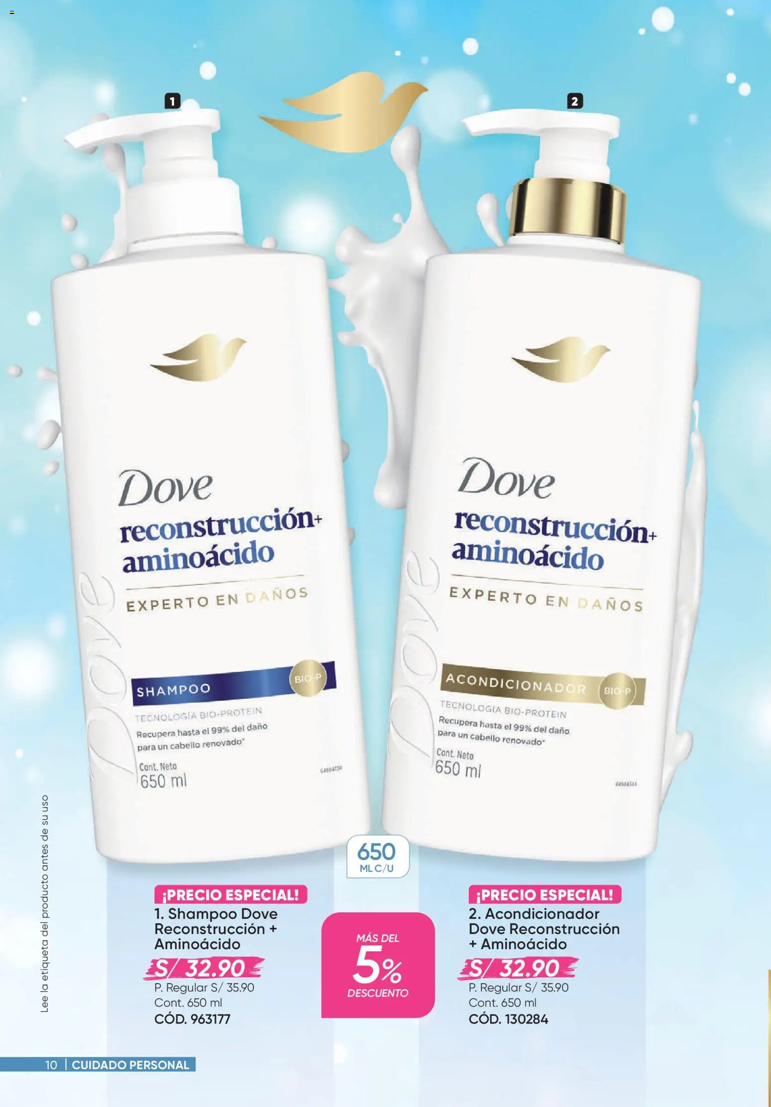 Catálogo Azzorti válido desde 14/08/2026 | Página: 10 | Productos: Shampoo, Acondicionador
