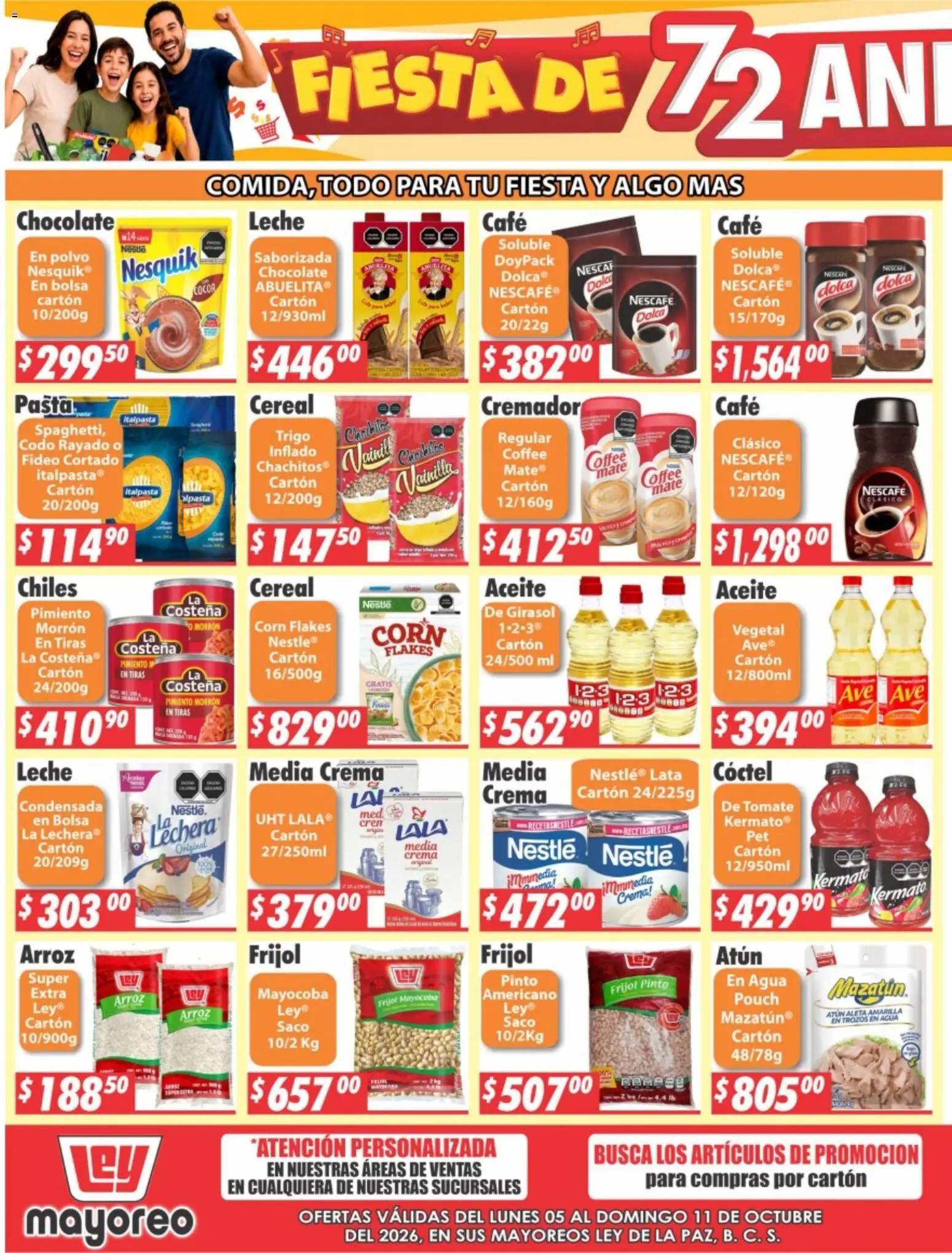 Nuevas ofertas de Casa Ley válidas en toda la República Mexicana desde el 05/10/2026. ¡Encuentra las mejores ofertas en Casa Ley folleto La Paz! | Página: 5