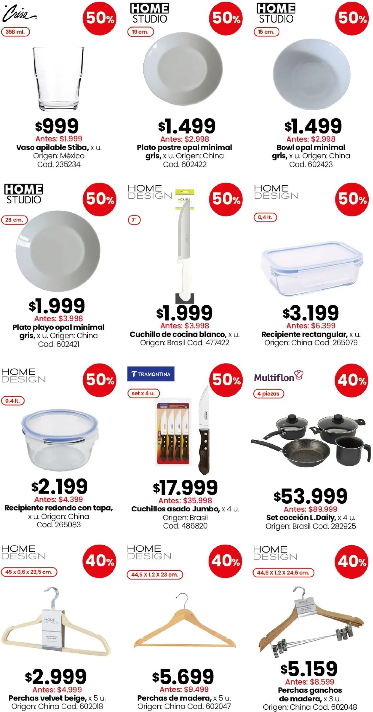 Coto - Bazar, deco, aire libre y mascotas │ válido desde el 06/07/2026 | Página: 2 | Productos: Cuchillo, Cocina, Bowl