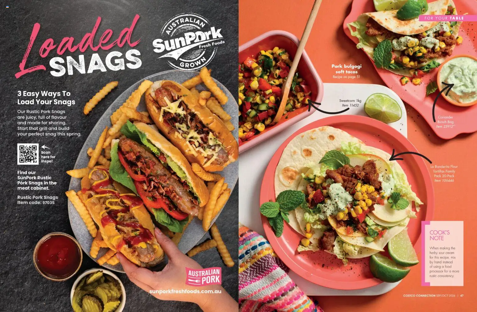 Costco catalogue - valid from 01/09/2026 | Page: 24 | Products: Table, Food, Cream, Tortillas