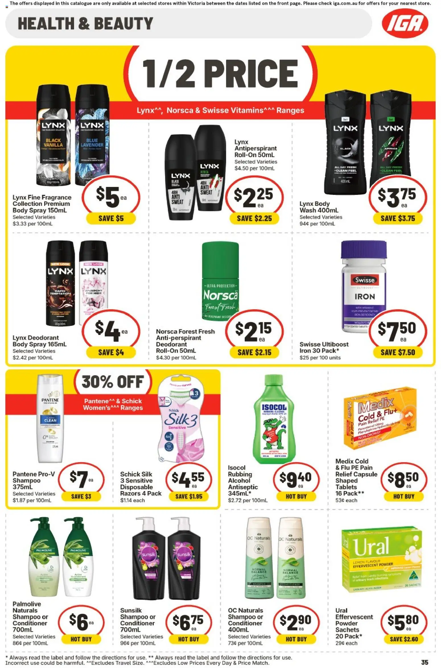 Ritchies catalogue - valid from 27.05.2026 | Page: 33 | Products: Powder, Conditioner, Antiperspirant, Razors