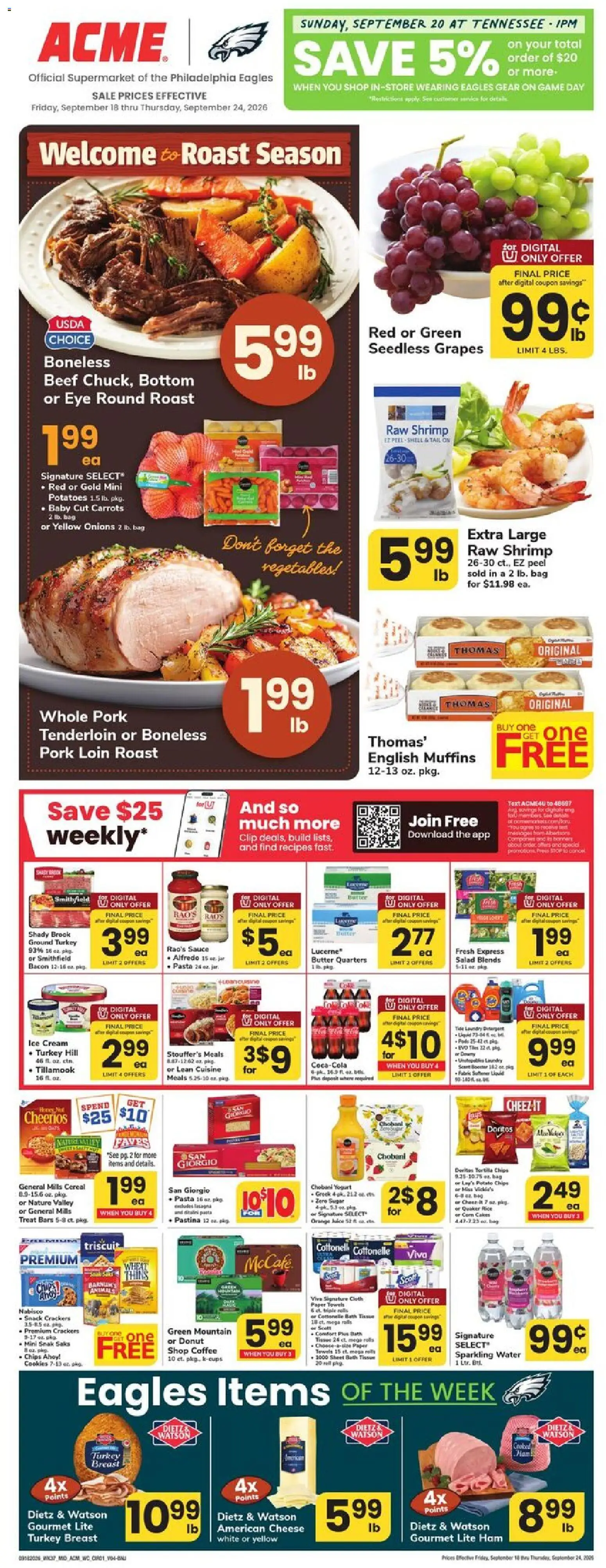 Acme Friday, September 18 Price Drop