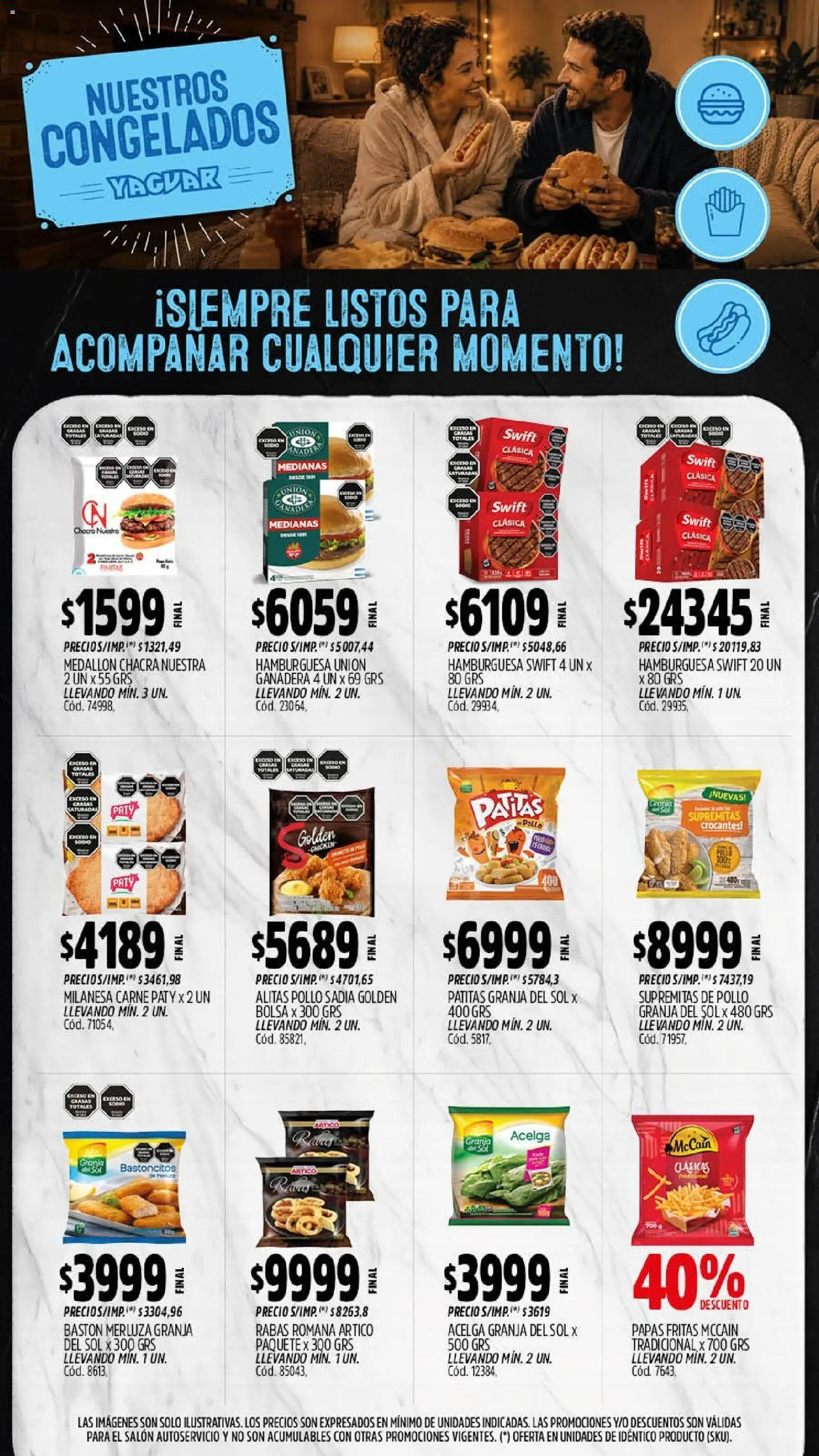Yaguar - Oferta Semanal Mar del Plata │ válido desde el 07/09/2026 | Página: 10 | Productos: Milanesa, Carne, Papas, Papas fritas