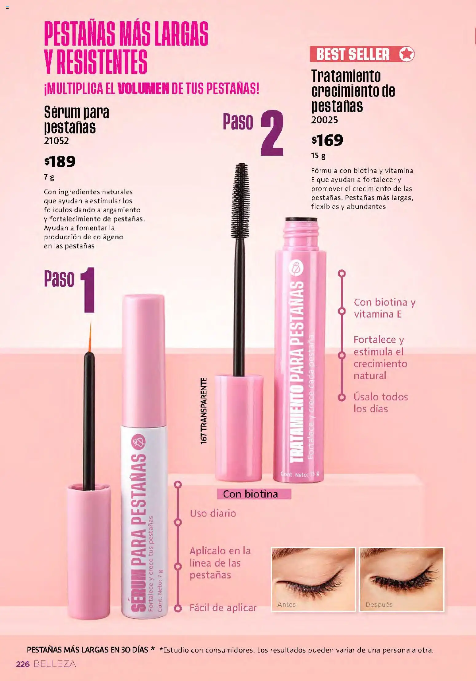 Nuevas ofertas de Ilusión válidas en toda la República Mexicana desde el 01/09/2026. ¡Encuentra las mejores ofertas en Ilusión catálogo Otoño! | Página: 228 | Productos: Serum, Ingredientes