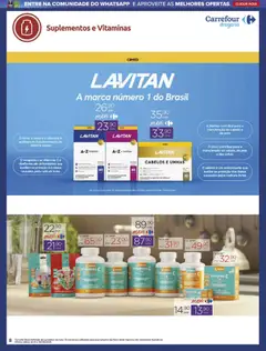 Carrefour ofertas Drogaria - Pré-Visualização do folheto da loja Carrefour, válido de 01.06.2026 | Página: 8 | Produtos: Suplementos, Vitamina c