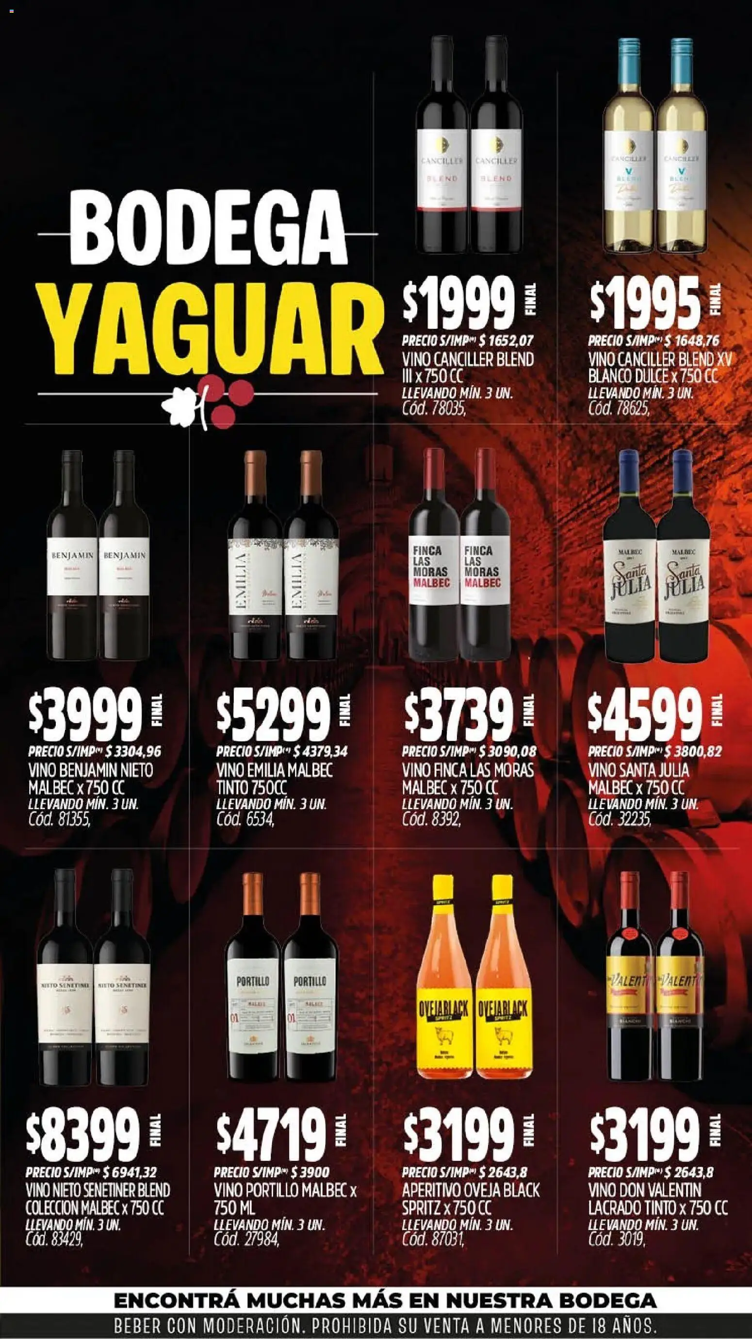 Yaguar - Oferta Semanal Chaco │ válido desde el 10/08/2026 | Página: 6 | Productos: Dulce, Vino