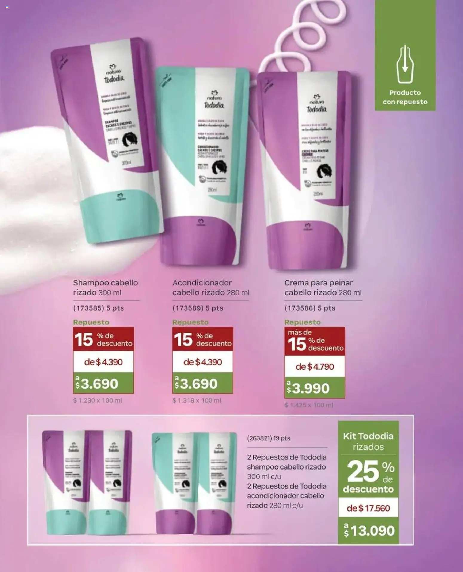 Natura catálogo │ válido desde el 31.08.2026 | Página: 132 | Productos: Acondicionador, Shampoo, Crema