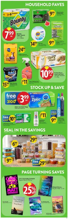 Preview of Save on foods weekly flyer / circulaire from shop Save on foods valid from Aug 20, 2026 | Page: 29 | Products: Bacon, Garbage bags, Pepsi, Dog food