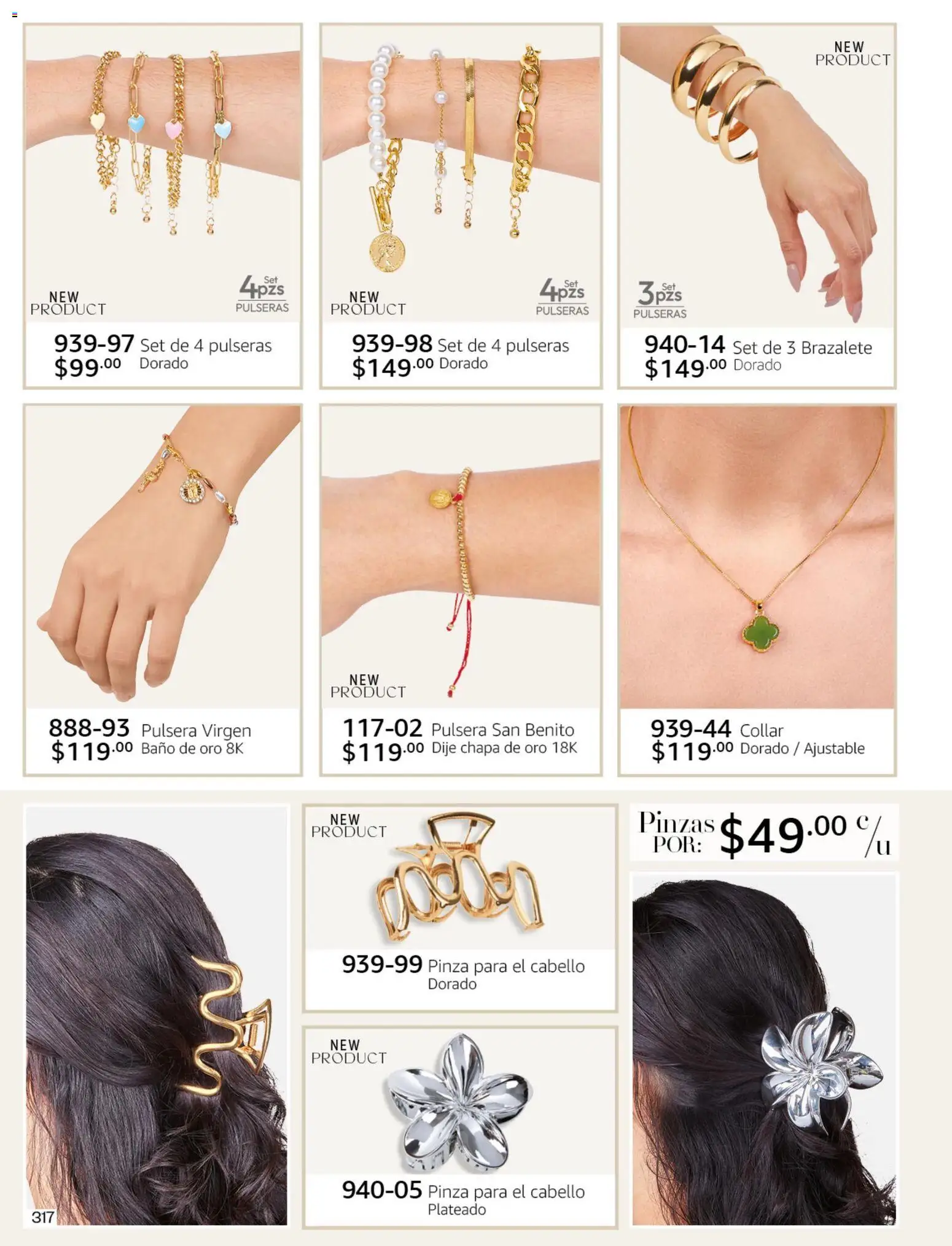 Nuevas ofertas de Cklass válidas en toda la República Mexicana desde el 02.01.2026. ¡Encuentra las mejores ofertas en Cklass catálogo Primavera! | Página: 359 | Productos: Pulsera, Collar, Dije, Pinza