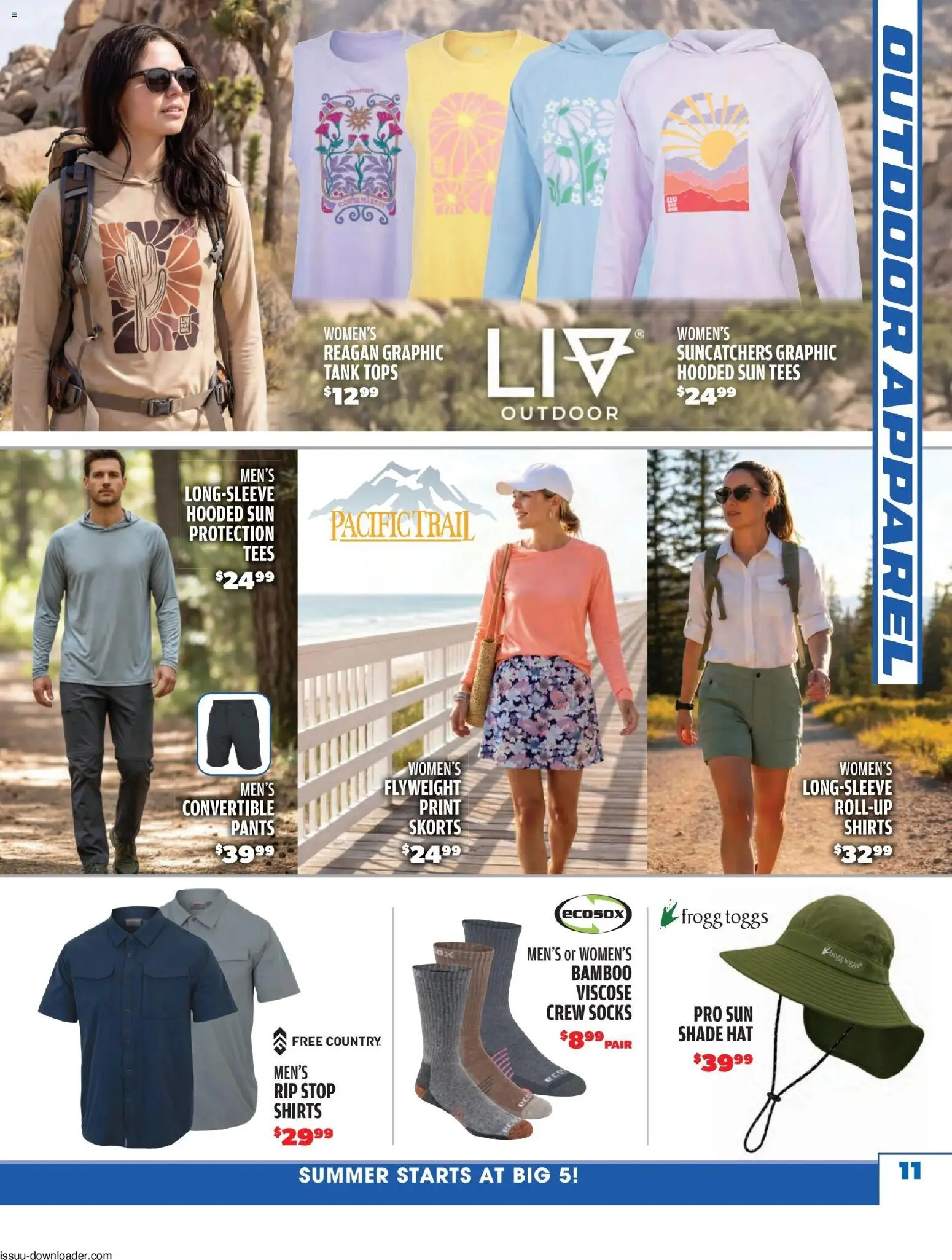 Big 5 Sporting Goods Summer Catalog - valid from 05/26/2026 | Page: 11 | Products: Pants, Socks, Hat