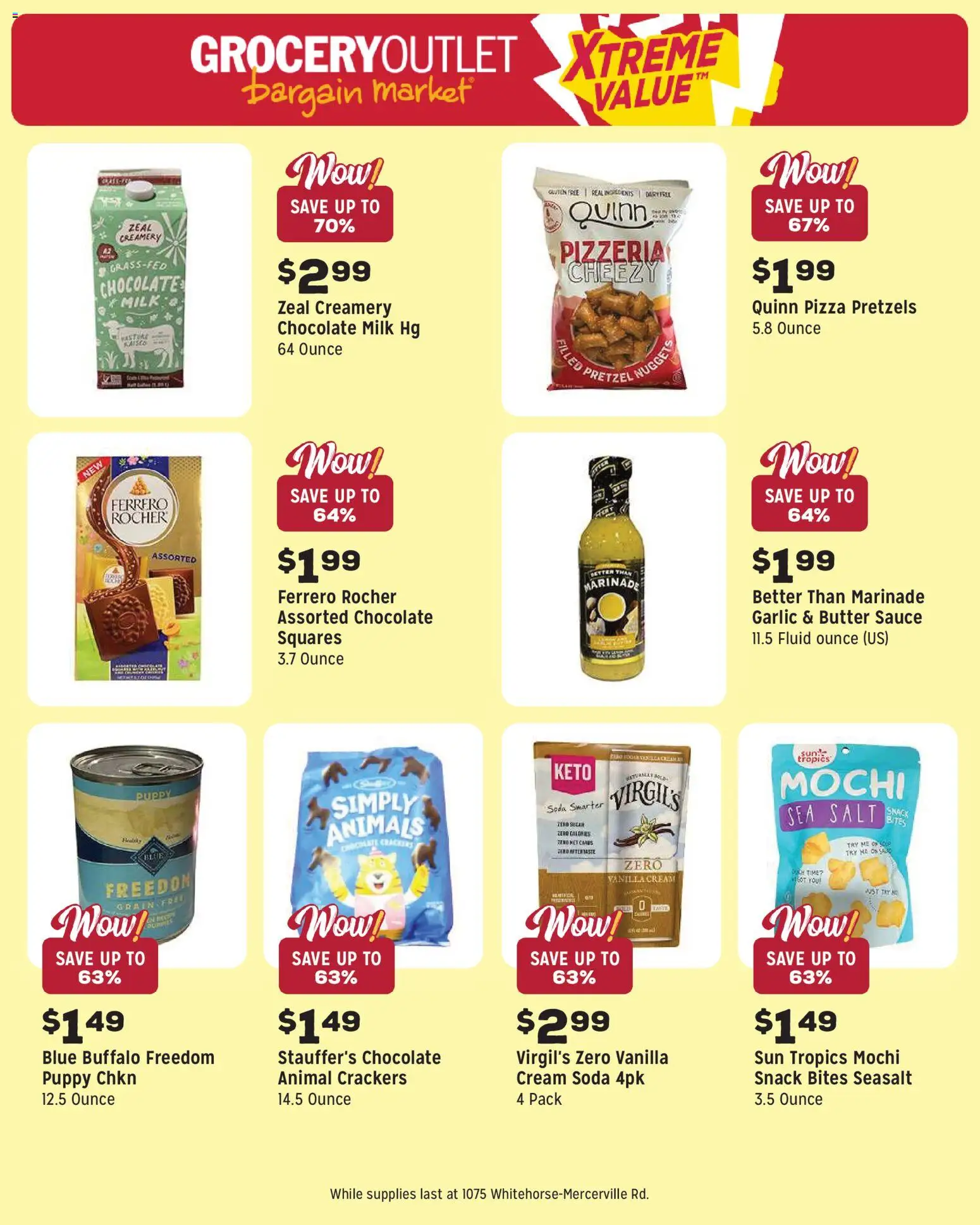 Grocery Outlet Weekly Ad - NJ - valid from 03.06.2026 | Page: 10 | Products: Milk, Butter, Pizza, Sauce