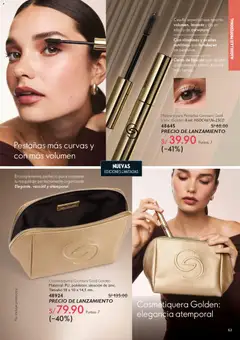 Vista previa de folleto Oriflame catálogo - Campaña 7 de la Oriflame válido desde 09.05.2026 | Página: 65 | Productos: Máscara, Maquillaje