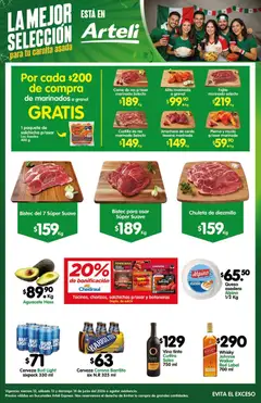 Vista previa de Arteli folleto Carne Express, nuevo folleto de la tienda, válido en México a partir del 12.06.2026