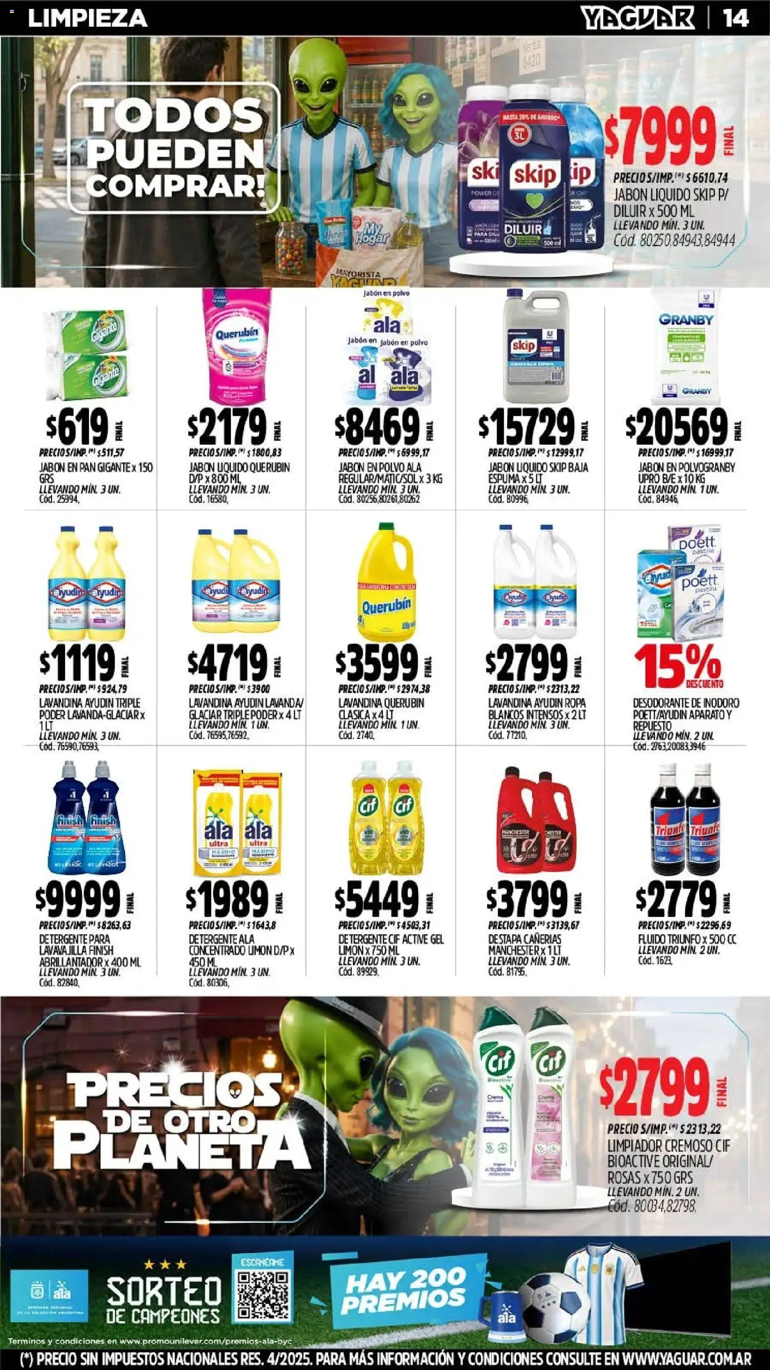 Yaguar catálogo │ válido desde el 13/07/2026 | Página: 15