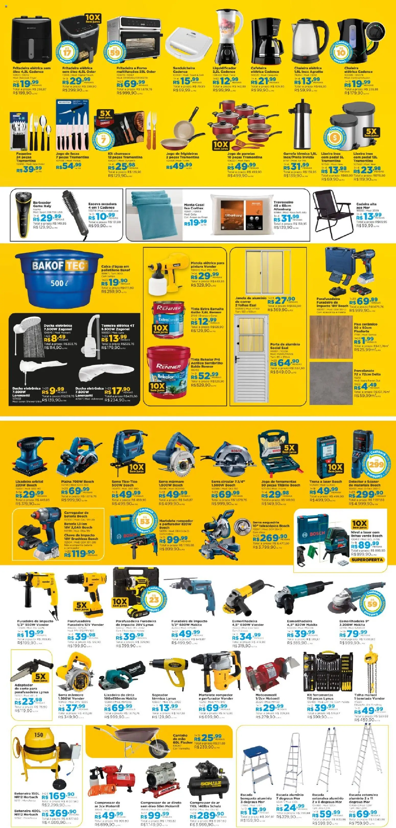 Lojas Solar Folheto - válido de 01/10/2026 | Página: 3 | Produtos: Grill, Travesseiro, Carrinho, Esmerilhadeira
