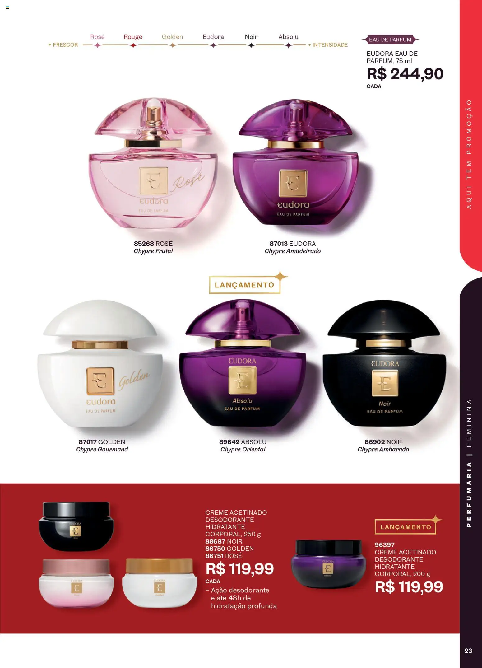 Eudora Folheto - válido de 16/09/2026 | Página: 26 | Produtos: Desodorante, Creme