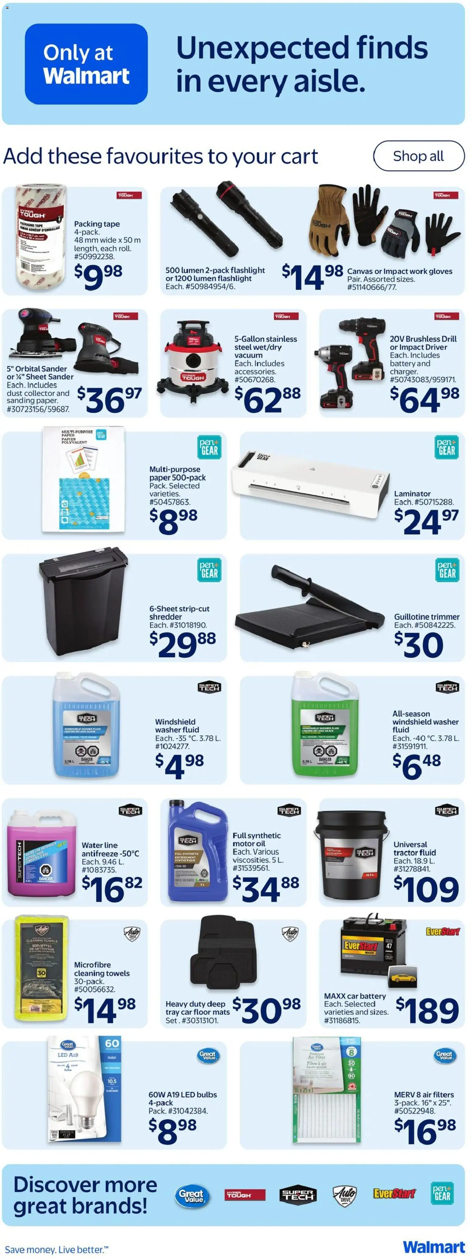 Walmart flyer valid from Oct 1, 2026 | Page: 20