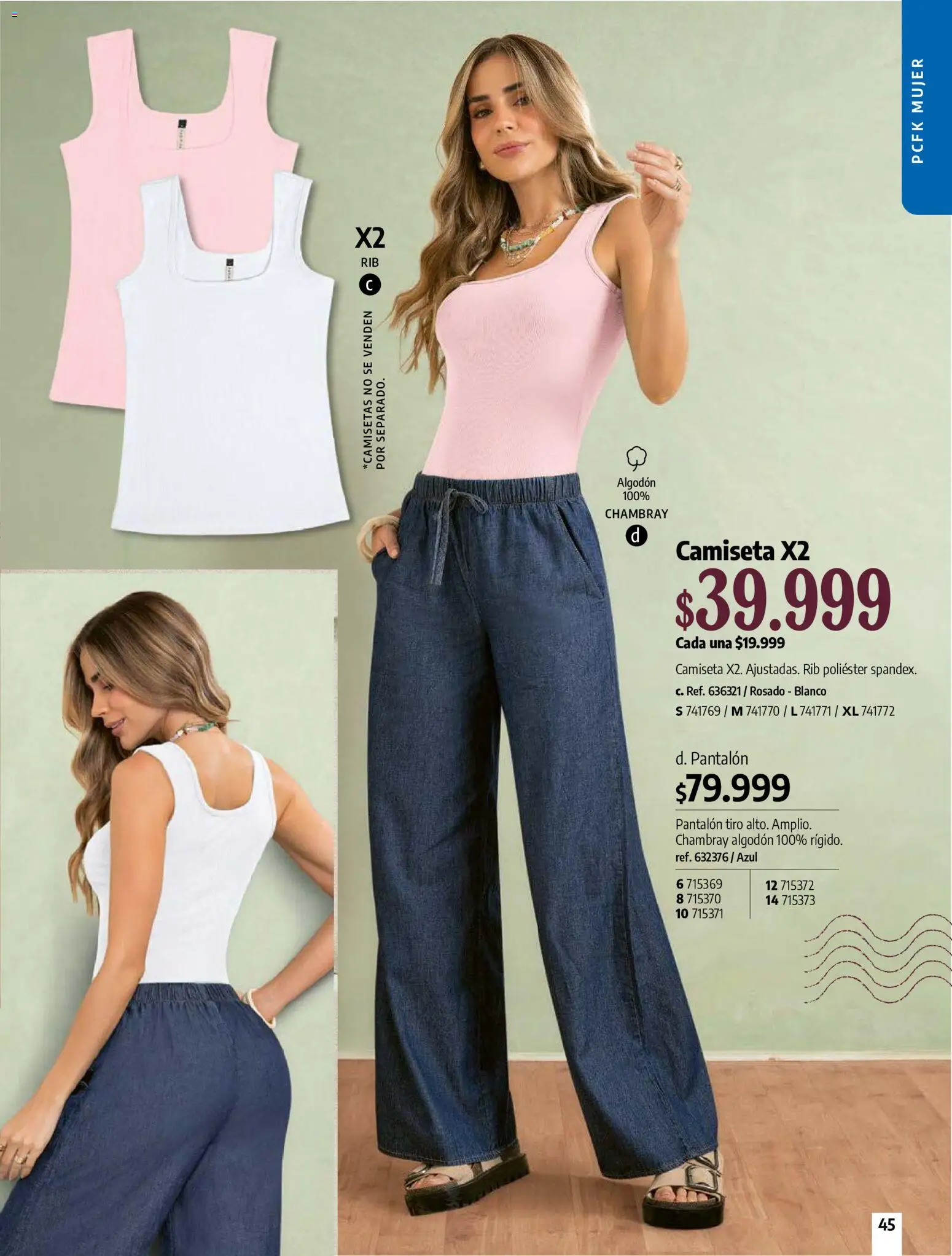 Pacifika revista - valida desde el 21/07/2026 | Página: 44 | Productos: Algodón, Camiseta