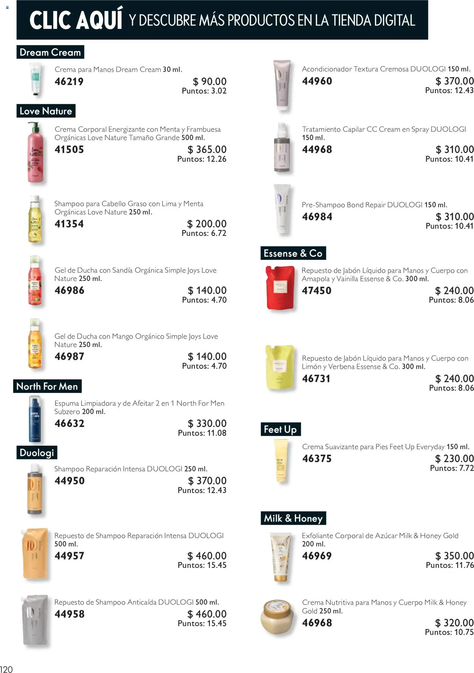 Nuevas ofertas de Oriflame válidas en toda la República Mexicana desde el 03/10/2026. ¡Encuentra las mejores ofertas en Oriflame campaña 14 2026! | Página: 120
