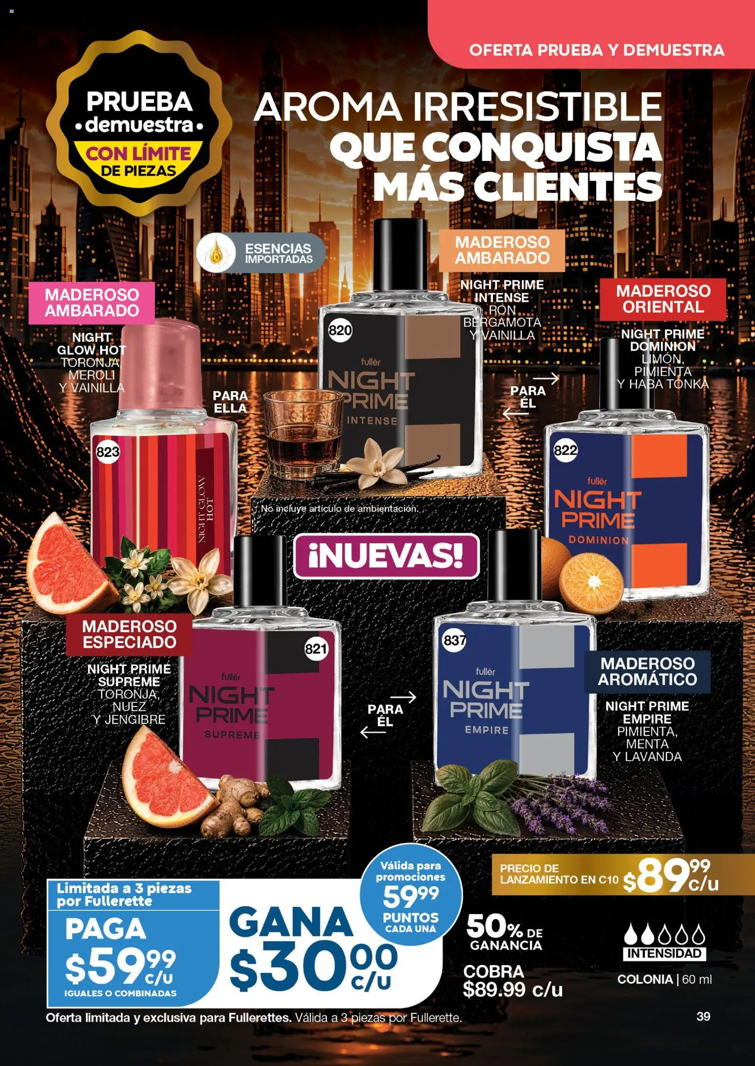 Nuevas ofertas de Fuller válidas en toda la República Mexicana desde el 22/07/2026. ¡Encuentra las mejores ofertas en Fuller Gana Más 8 2026! | Página: 39 | Productos: Pimienta, Toronja, Nuez, Esencias