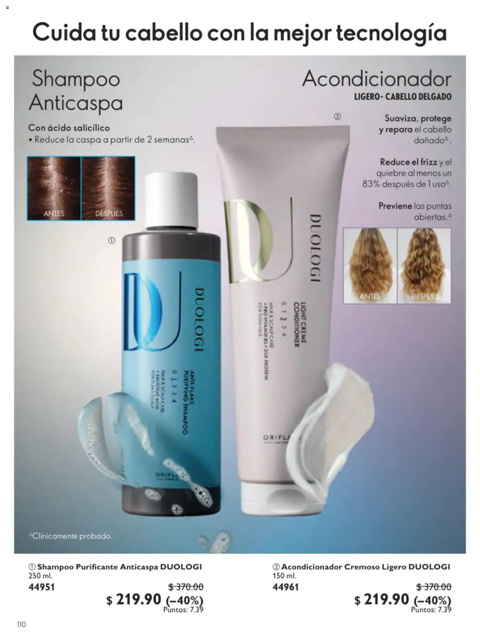 Nuevas ofertas de Oriflame válidas en toda la República Mexicana desde el 11/07/2026. ¡Encuentra las mejores ofertas en Oriflame campaña 10 2026! | Página: 110 | Productos: Acondicionador