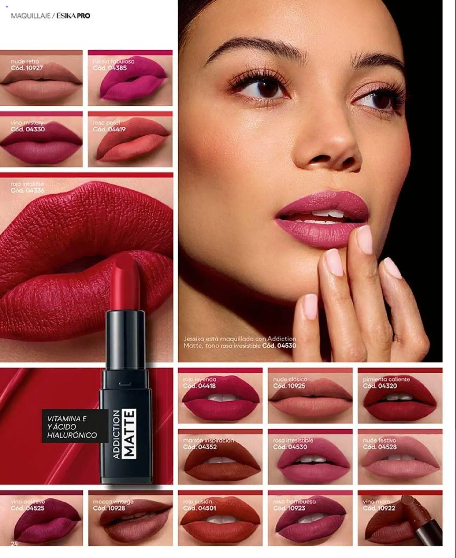 Ésika revista - valida desde el 07/09/2026 | Página: 26 | Productos: Pimienta, Maquillaje, Mora, Vino