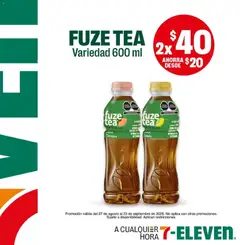 Vista previa de 7-Eleven folleto, nuevo folleto de la tienda, válido en México a partir del 27/08/2026 | Página: 6 | Productos: Durazno, Limón, Fruta, Té negro