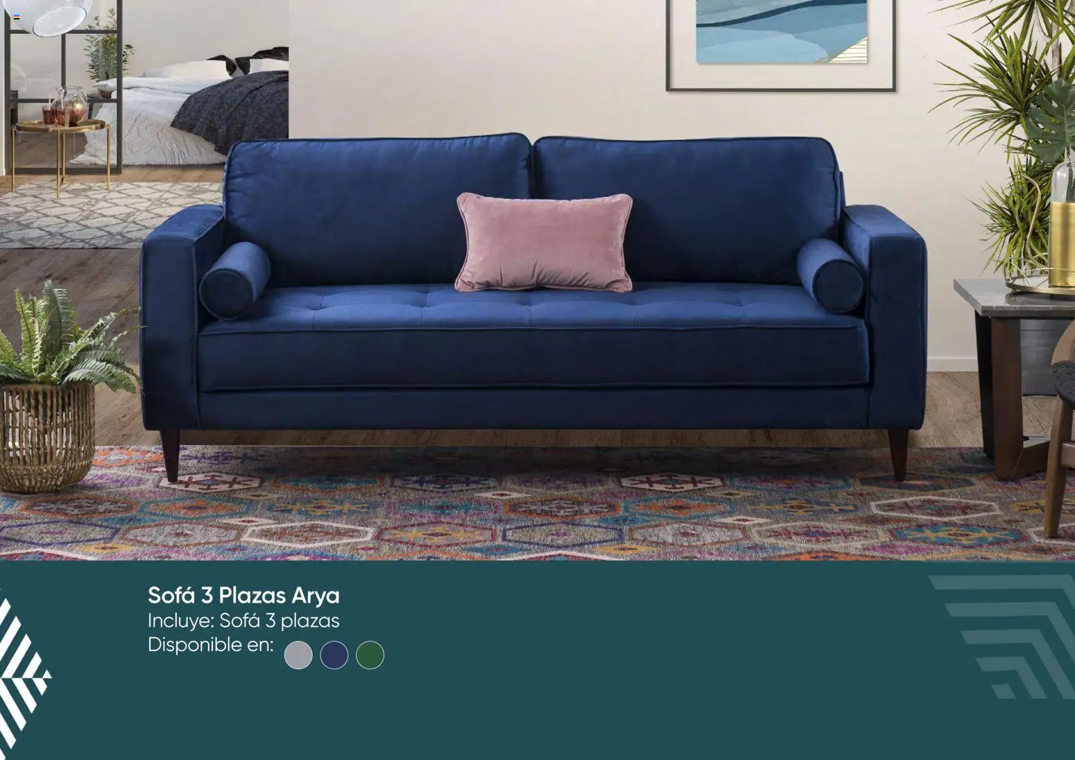 Nuevas ofertas de Muebles Dico válidas en toda la República Mexicana desde el 05/01/2026. ¡Encuentra las mejores ofertas en Muebles Dico catálogo Roma Condesa! | Página: 17 | Productos: Sofá