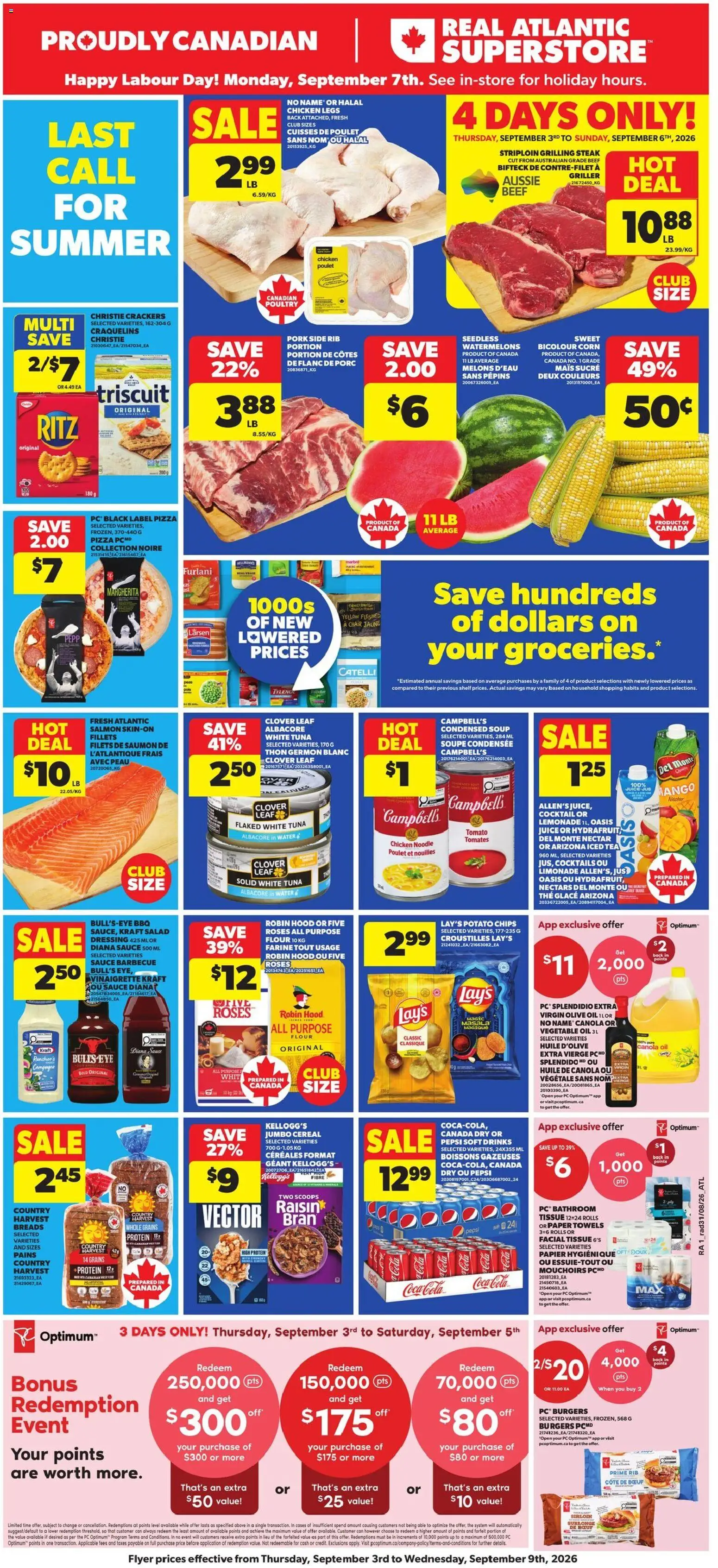 Atlantic Superstore flyer valid from Sep 3, 2026 | Page: 1