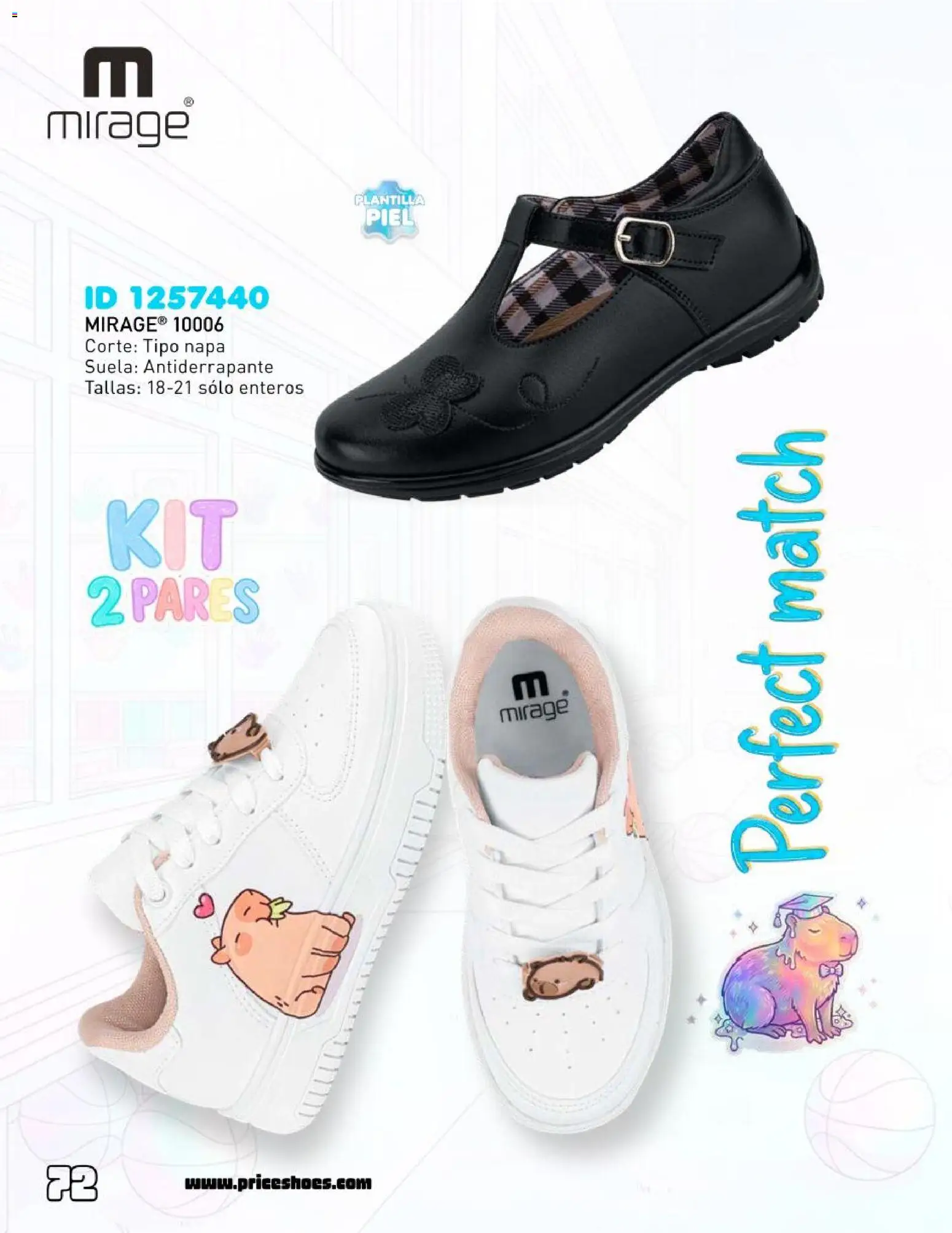 Nuevas ofertas de Price Shoes válidas en toda la República Mexicana desde el 12.06.2026. ¡Encuentra las mejores ofertas en Price Shoes catálogo Escolar! | Página: 72