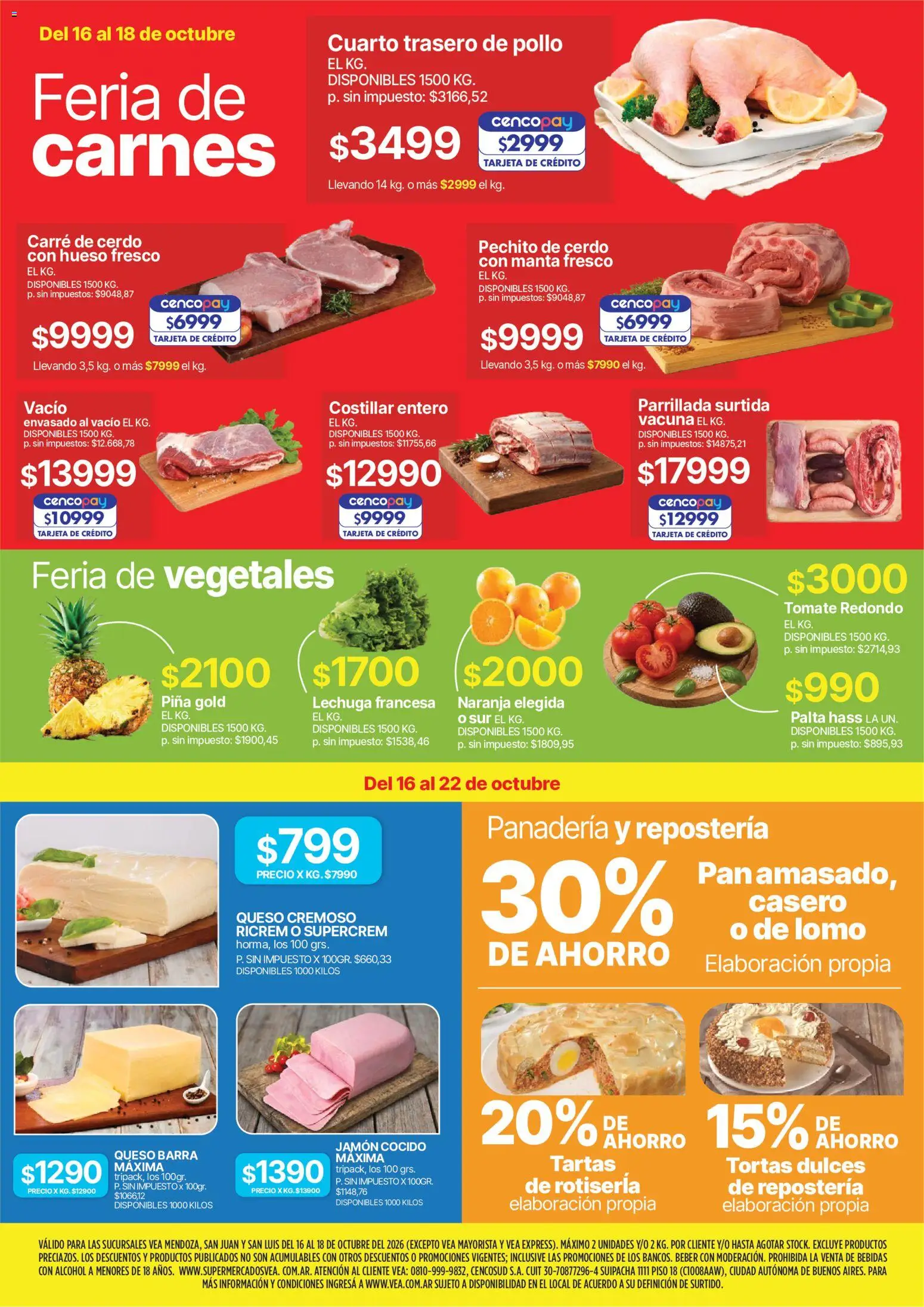 Vea - Fin de semana Cuyo │ válido desde el 16/10/2026 | Página: 3