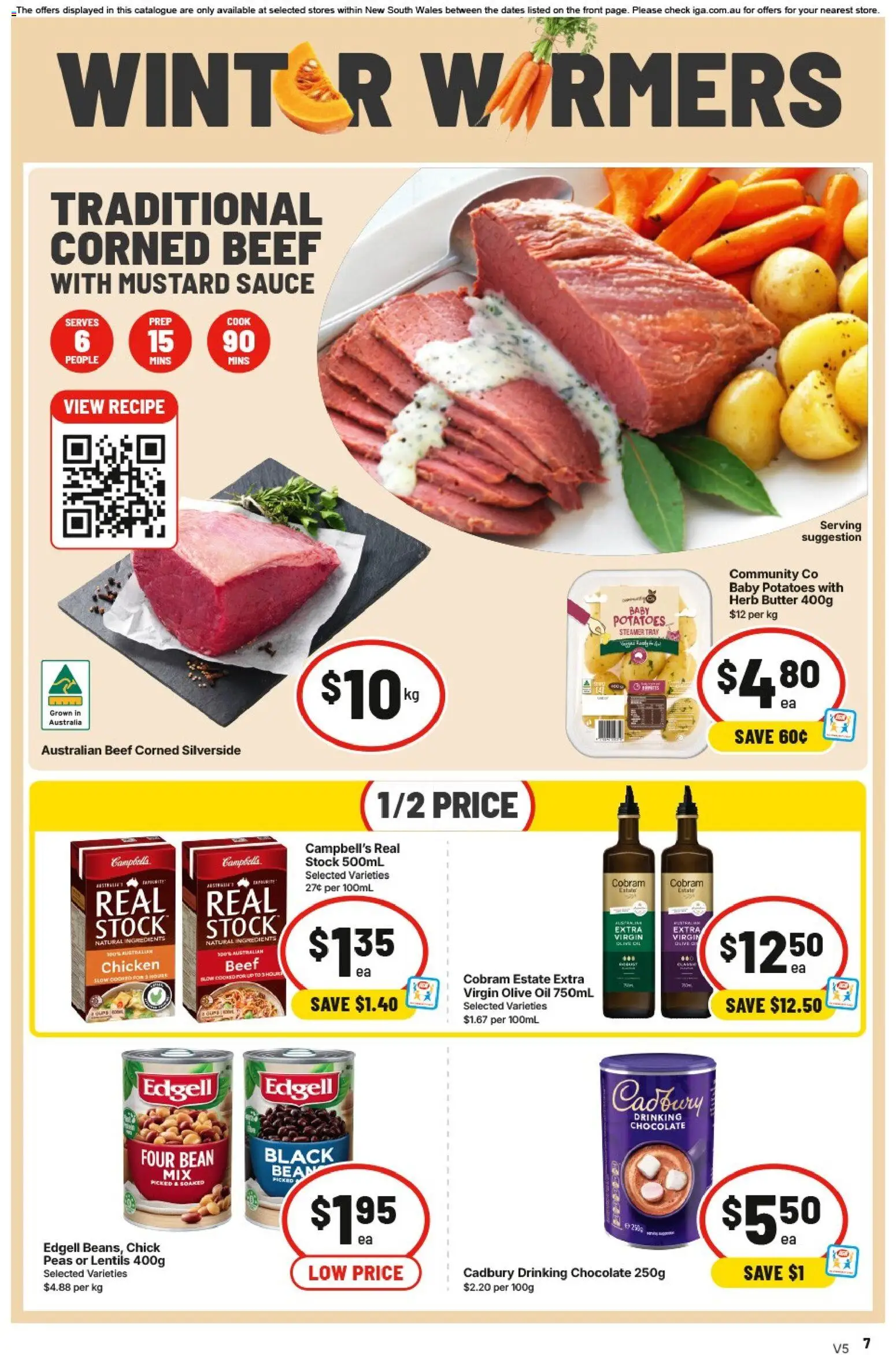IGA catalogue - valid from 12/08/2026 | Page: 7 | Products: Lentils, Beef, Potatoes, Sauce