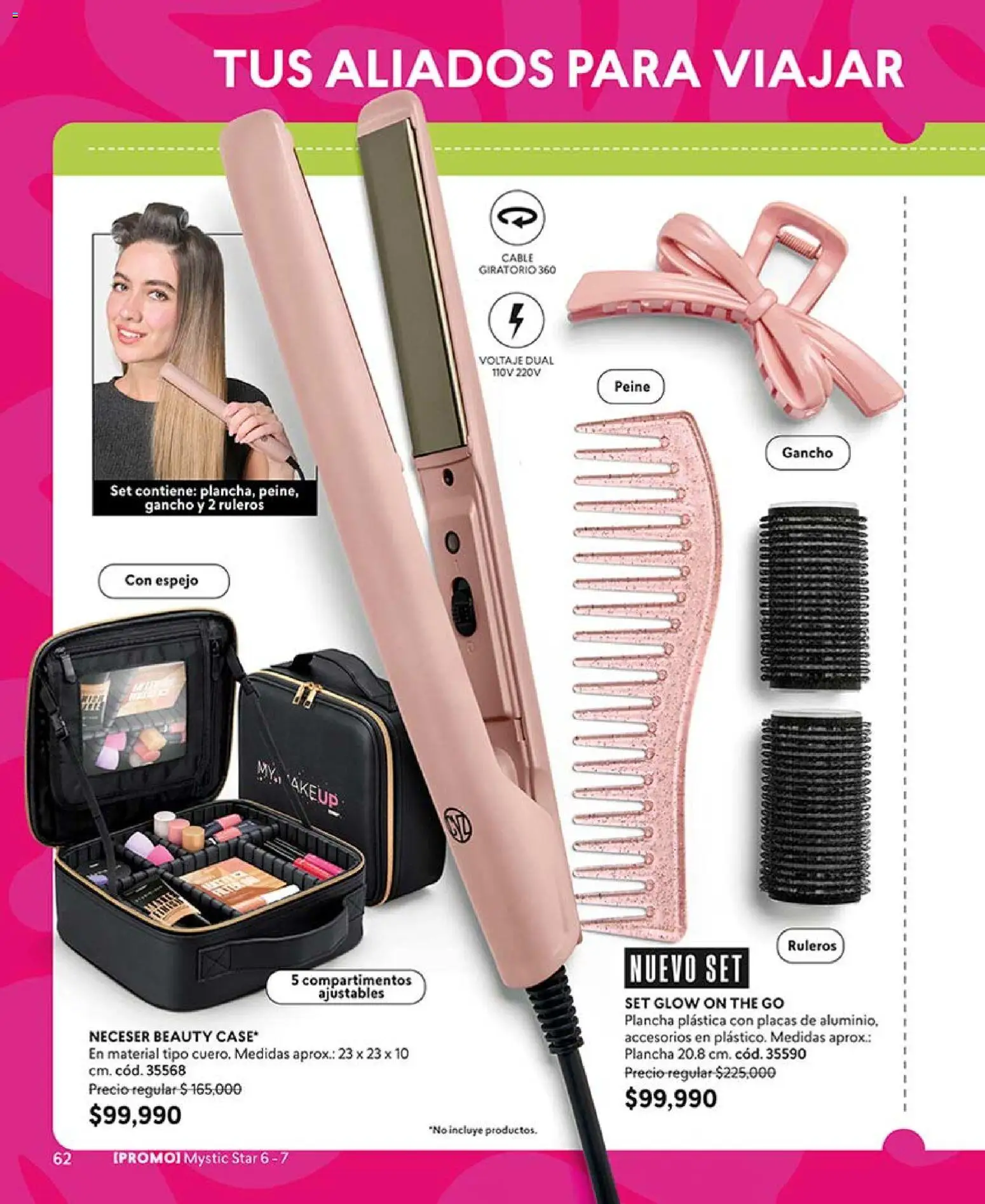 CyZone revista - valida desde el 04.05.2026 | Página: 76 | Productos: Plancha, Gancho, Espejo, Neceser