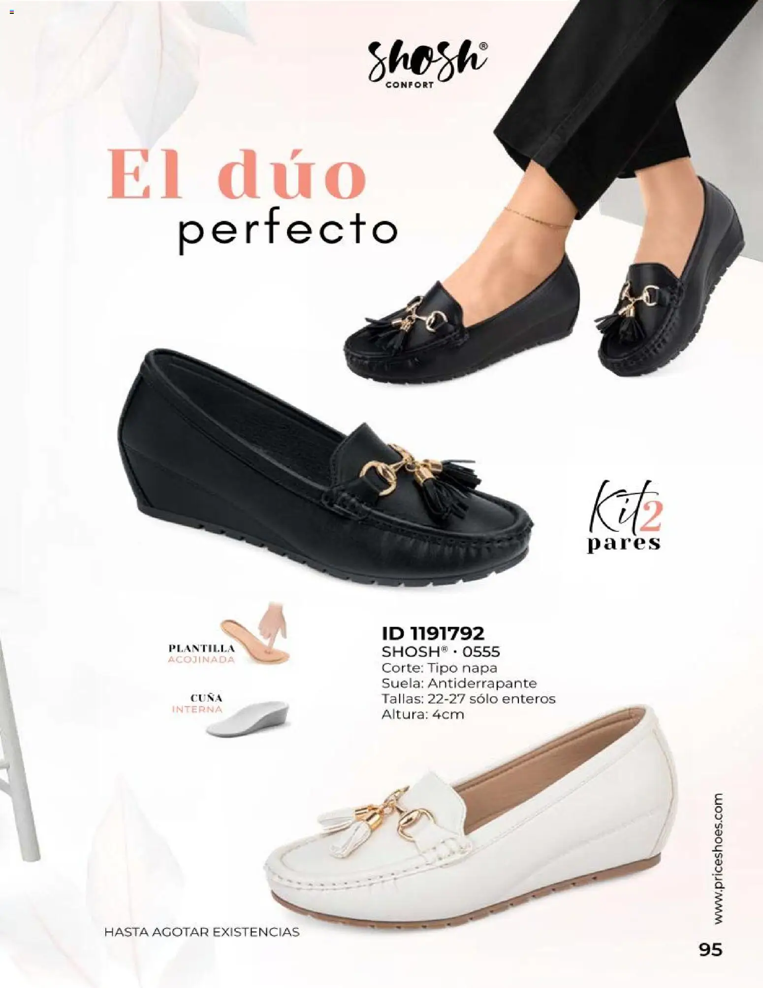 Nuevas ofertas de Price Shoes válidas en toda la República Mexicana desde el 24/08/2026. ¡Encuentra las mejores ofertas en Price Shoes catálogo Confort! | Página: 95 | Productos: Cuna