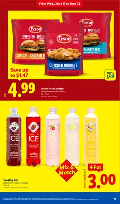 Preview of Lidl weekly ads valid from 17.06.2026 | Page: 19 | Products: Water, Sugar, Raspberry, Bag