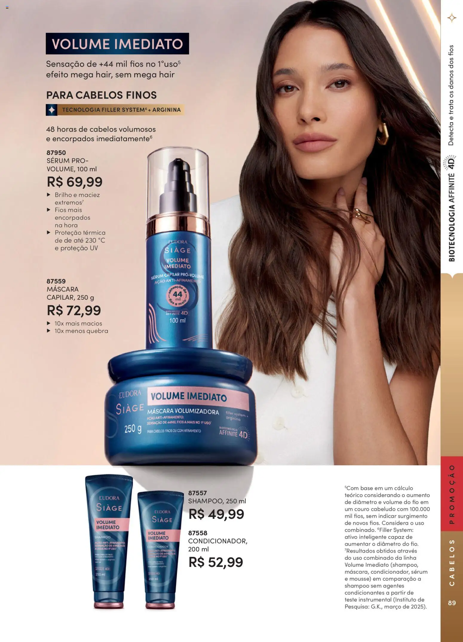 Eudora Folheto - válido de 15/07/2026 | Página: 92 | Produtos: Mousse, Shampoo, Base, Sérum